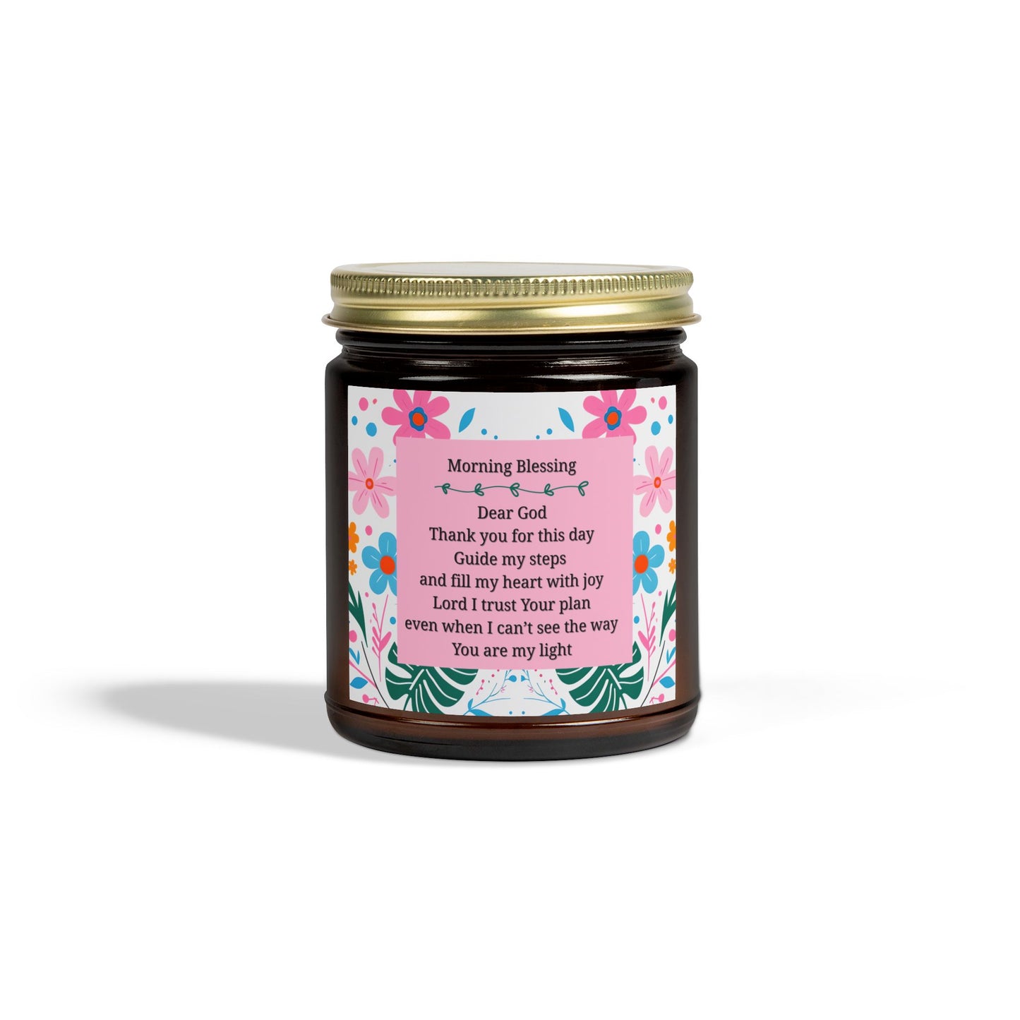 Bible verse, start your day with a morning prayer to the lord, Scented Candle, Relaxation, Home Decor