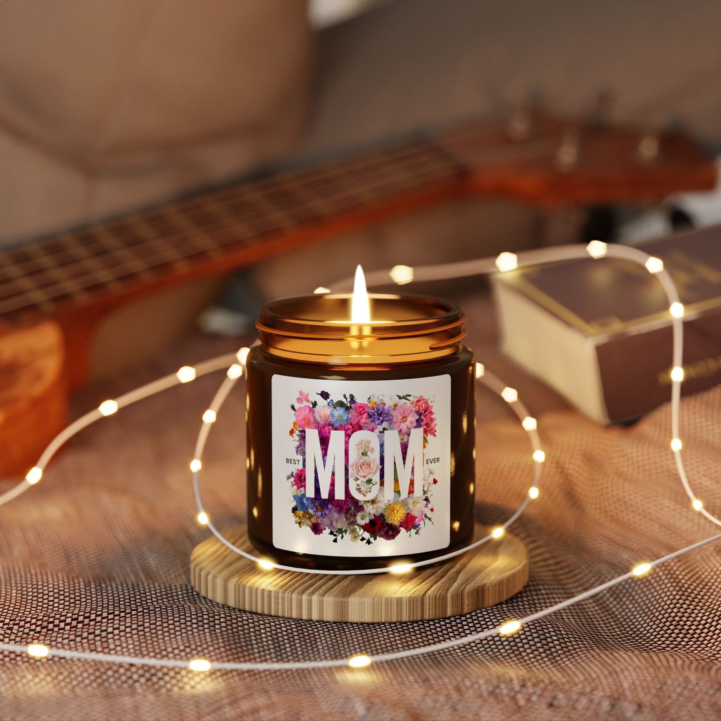 Floral Scented Soy Candle, Mother's Day Gift, Relaxation, Home Decor, Aromatherapy, Best Mom Ever