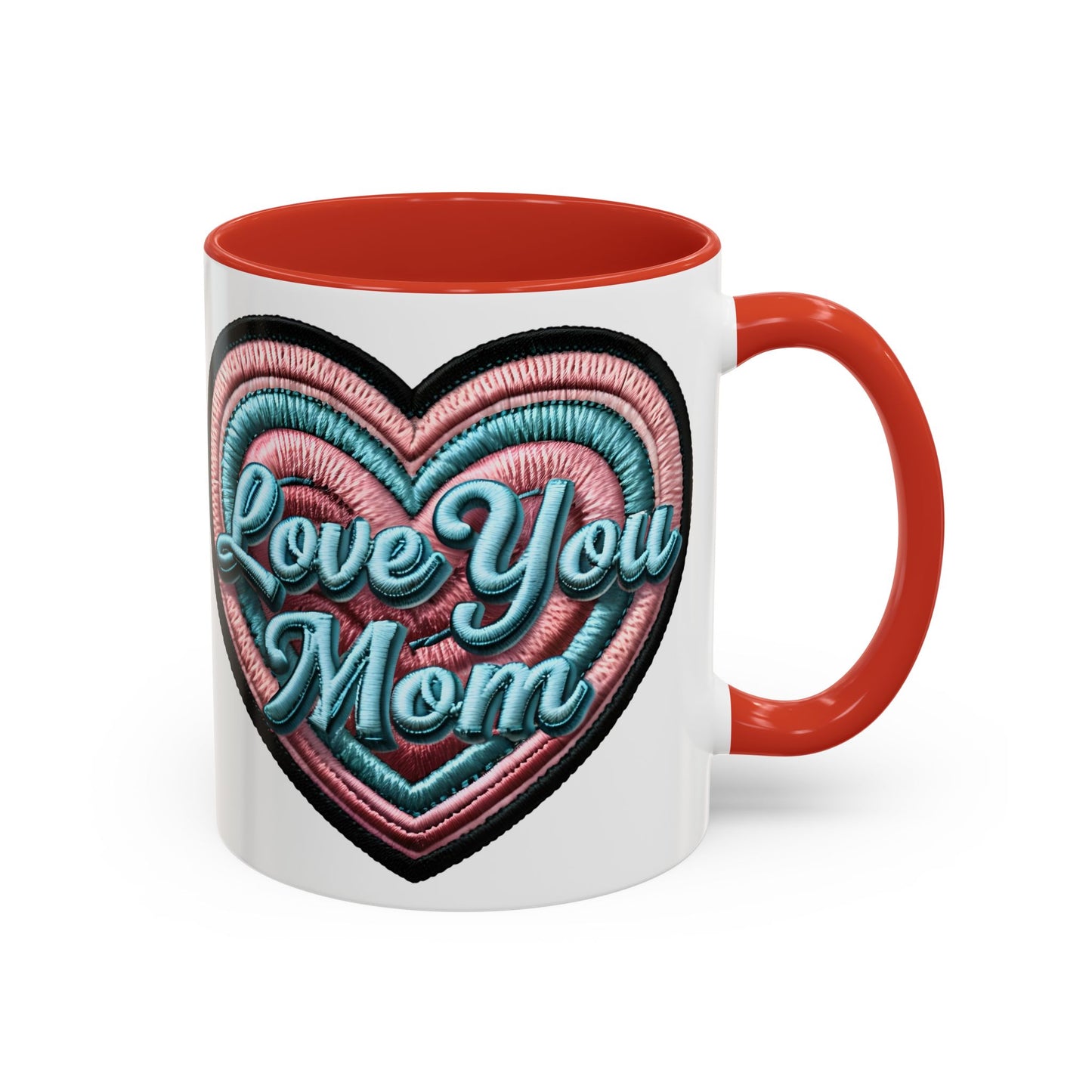 Handcrafted Love You Mom Coffee Mug - Perfect Gift for Mother's Day