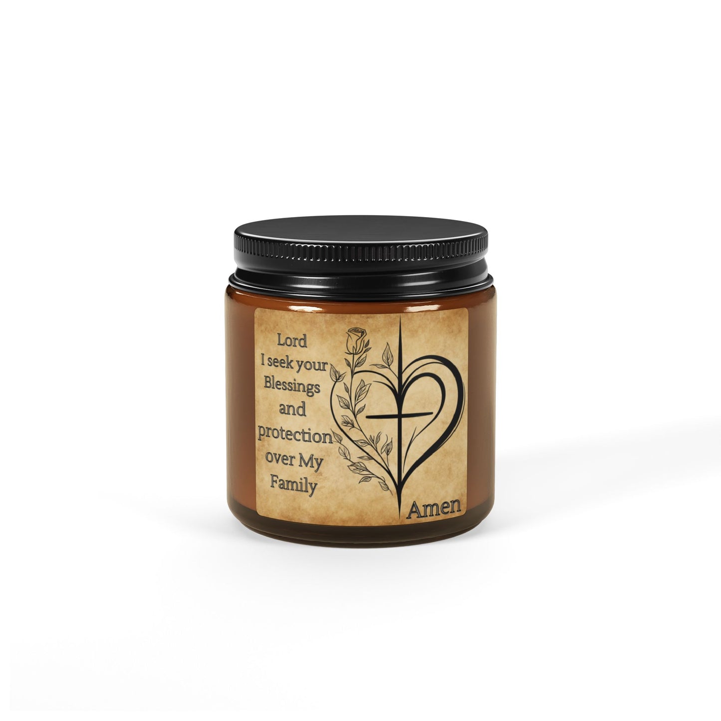 Candles inspirational, Christian Blessings Candle, Religious Candle, Prayer Candle, Hand-Poured Candle, Aromatherapy Candle, Home Decor