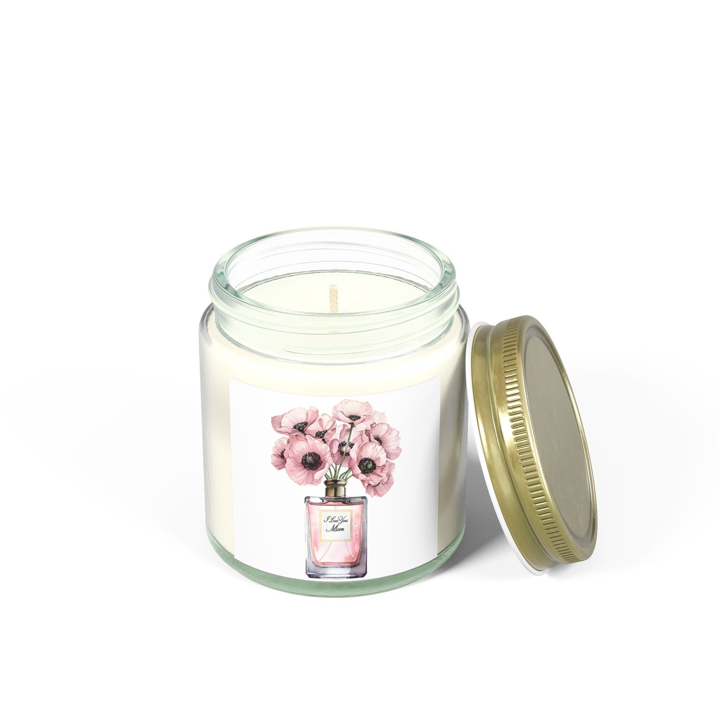 Happy Mother's day Scented Candle - Coconut Apricot Wax (4oz, 9oz)