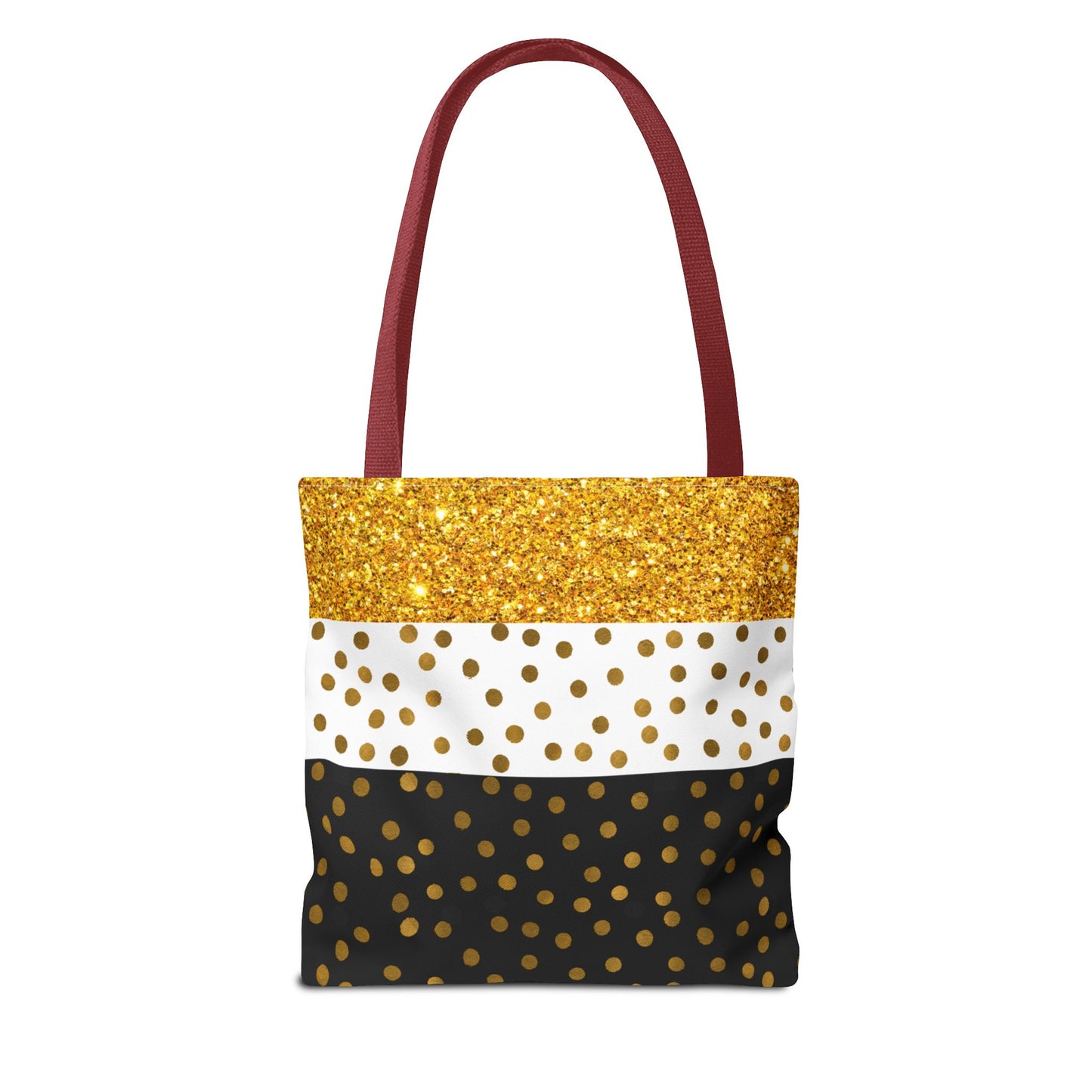 Gold and Black Tote Bag - Elegant and Stylish Carry-All Accessory, Fashionable Shoulder Bag, Trendy Shopping Tote, Chic Grocery Bag,