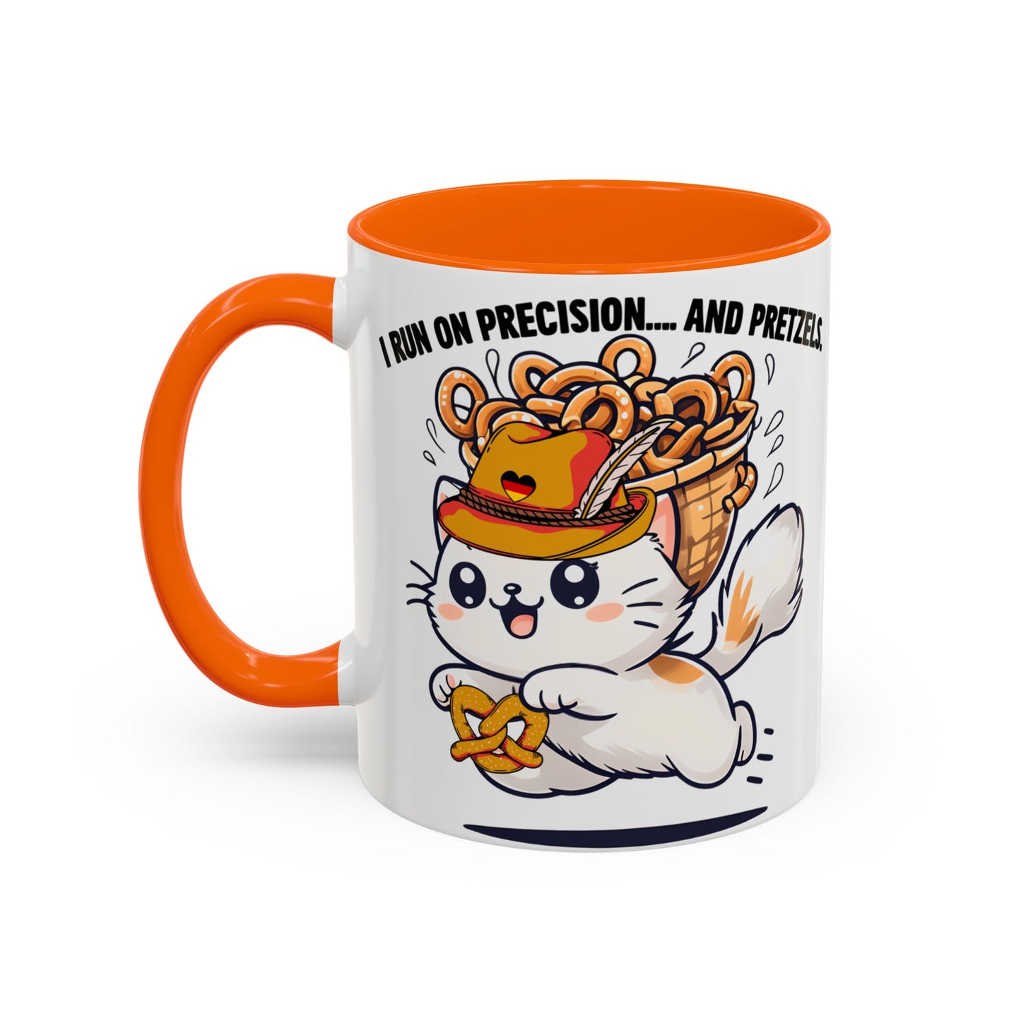 Coffee Mug, Funny Cat Quote, German Flag Heart Hat Design, Cat Lovers