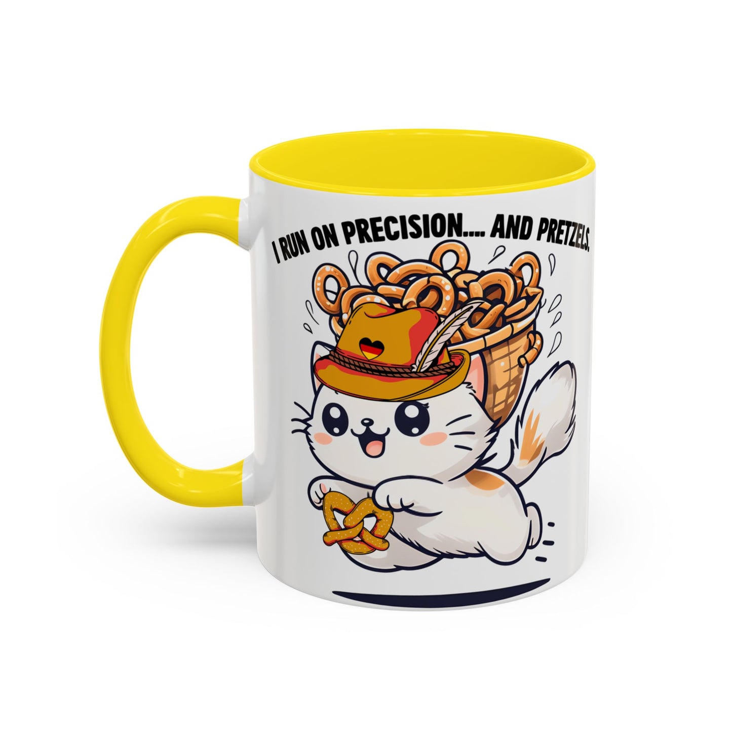 Coffee Mug, Funny Cat Quote, German Flag Heart Hat Design, Cat Lovers