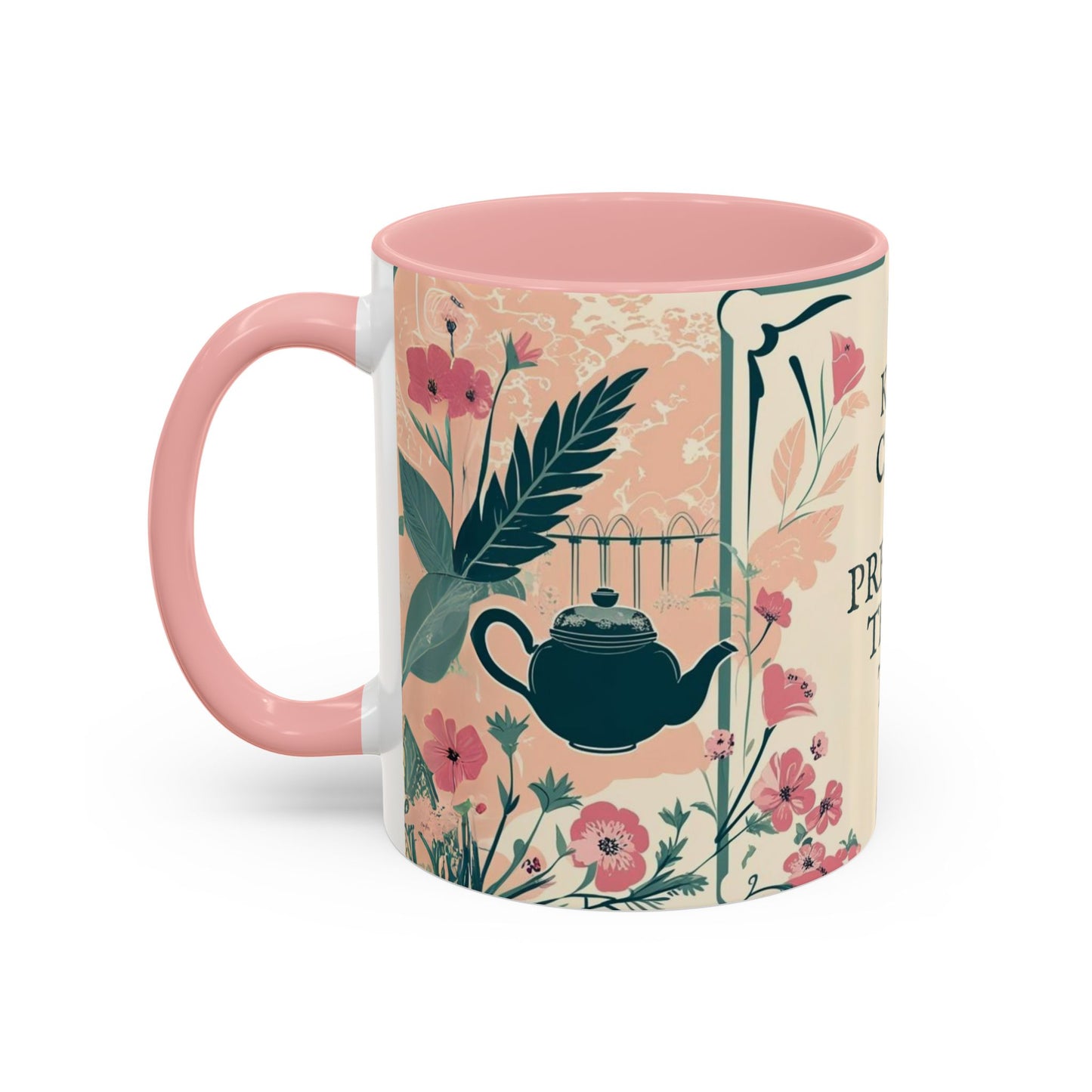 Mug, Keep Calm and Pretend This is Tea, England Theme, Gift for Tea Lovers, Funny Coffee Cup, Ceramic Mug, Tea Lover Gift, Coffee Mug,