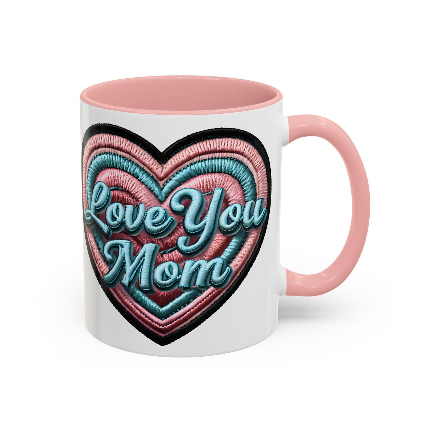 Handcrafted Love You Mom Coffee Mug - Perfect Gift for Mother's Day