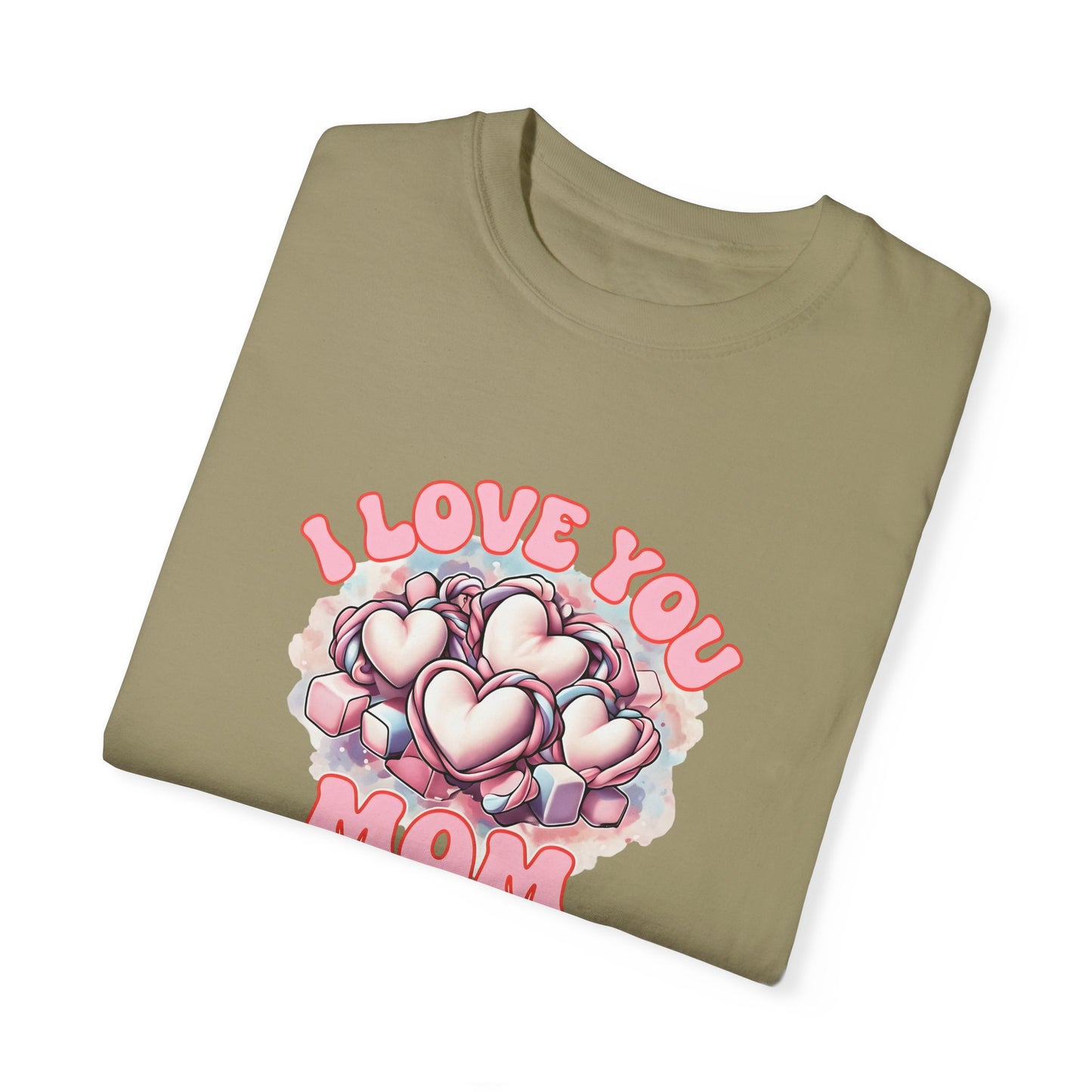 Mom Love T-Shirt, Comfortable Unisex Gift, Perfect for Mother's Day, Family Celebrations, Soft Cotton Tee
