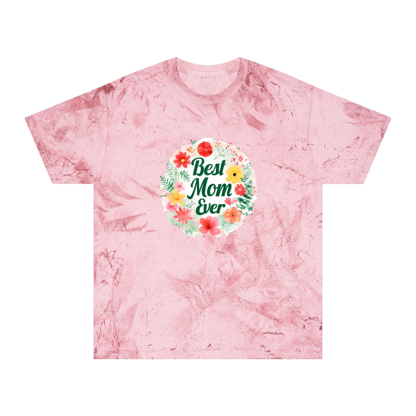 Floral Scented Love T-Shirt, Unisex Color Blast Tee, Perfect for Moms, Mother's Day Gift, Summer Wardrobe Essential, Unique Floral Art