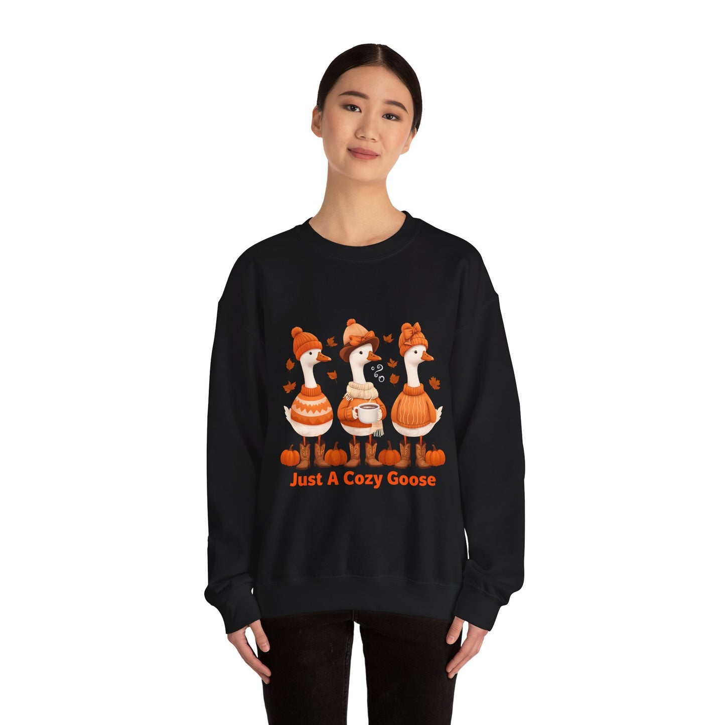 Silly Goose Halloween Sweatshirt, Cowgirl Boots and Hats with Coquette Bows Design, Fun Fall Outfit, Halloween Costume, Spooky Season