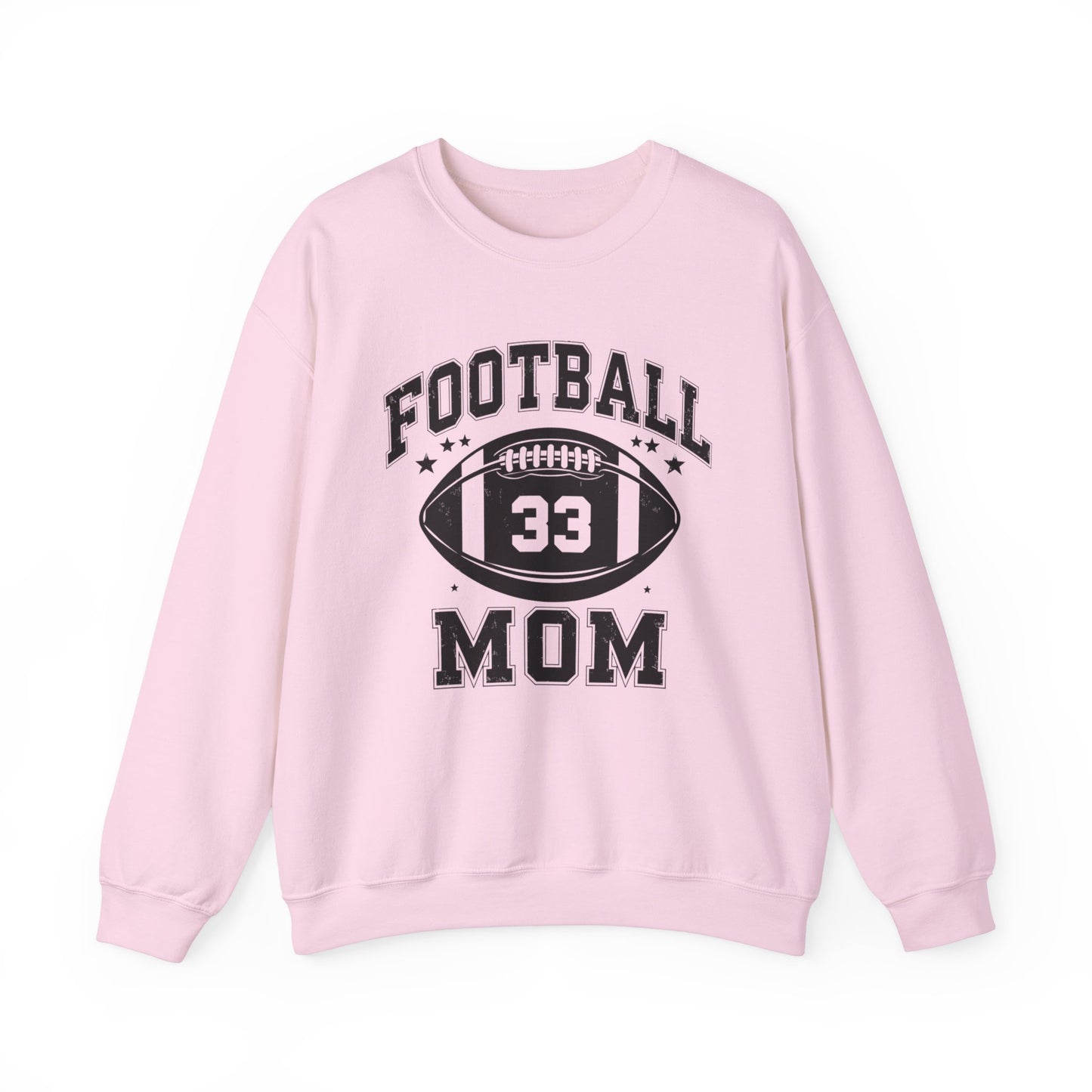 Mom Football #33 Sweatshirt for Mother's Day, Sports Mom Crewneck Jumper, Gift for Moms, Unisex Mother's Day Hoodie, Football Mom Apparel