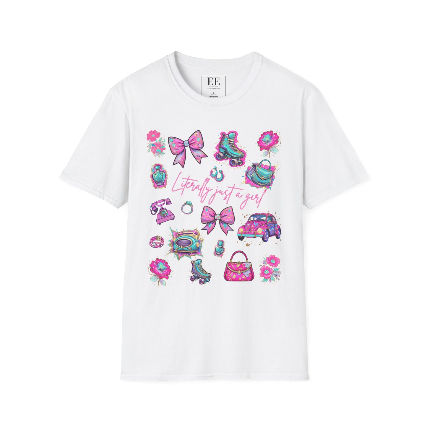 Messy Coquette Fun Unisex Softstyle T-Shirt, Messy Design, Trendy Apparel, Cute Graphic Tee, Casual Clothing