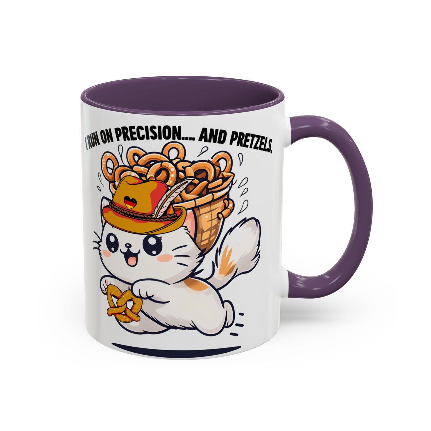 Coffee Mug, Funny Cat Quote, German Flag Heart Hat Design, Cat Lovers