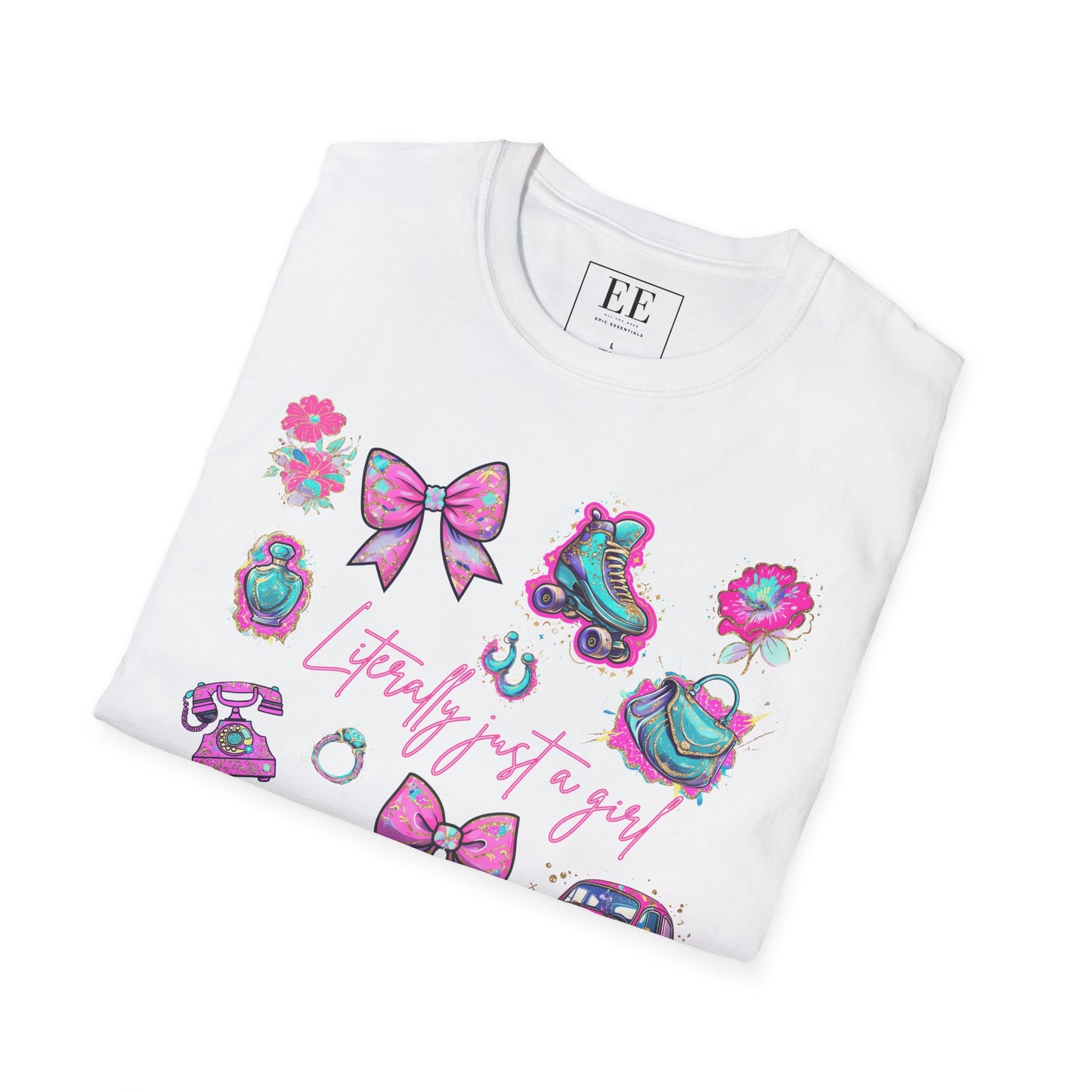 Messy Coquette Fun Unisex Softstyle T-Shirt, Messy Design, Trendy Apparel, Cute Graphic Tee, Casual Clothing