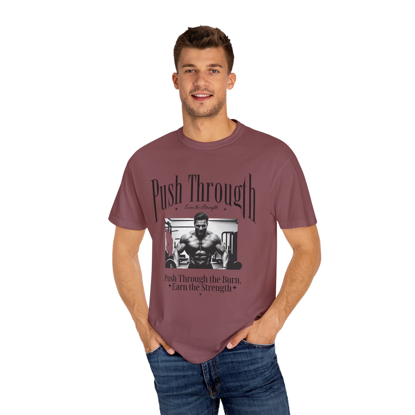 Fitness Motivation T-shirt, Weightlifting Tee, Gym Apparel