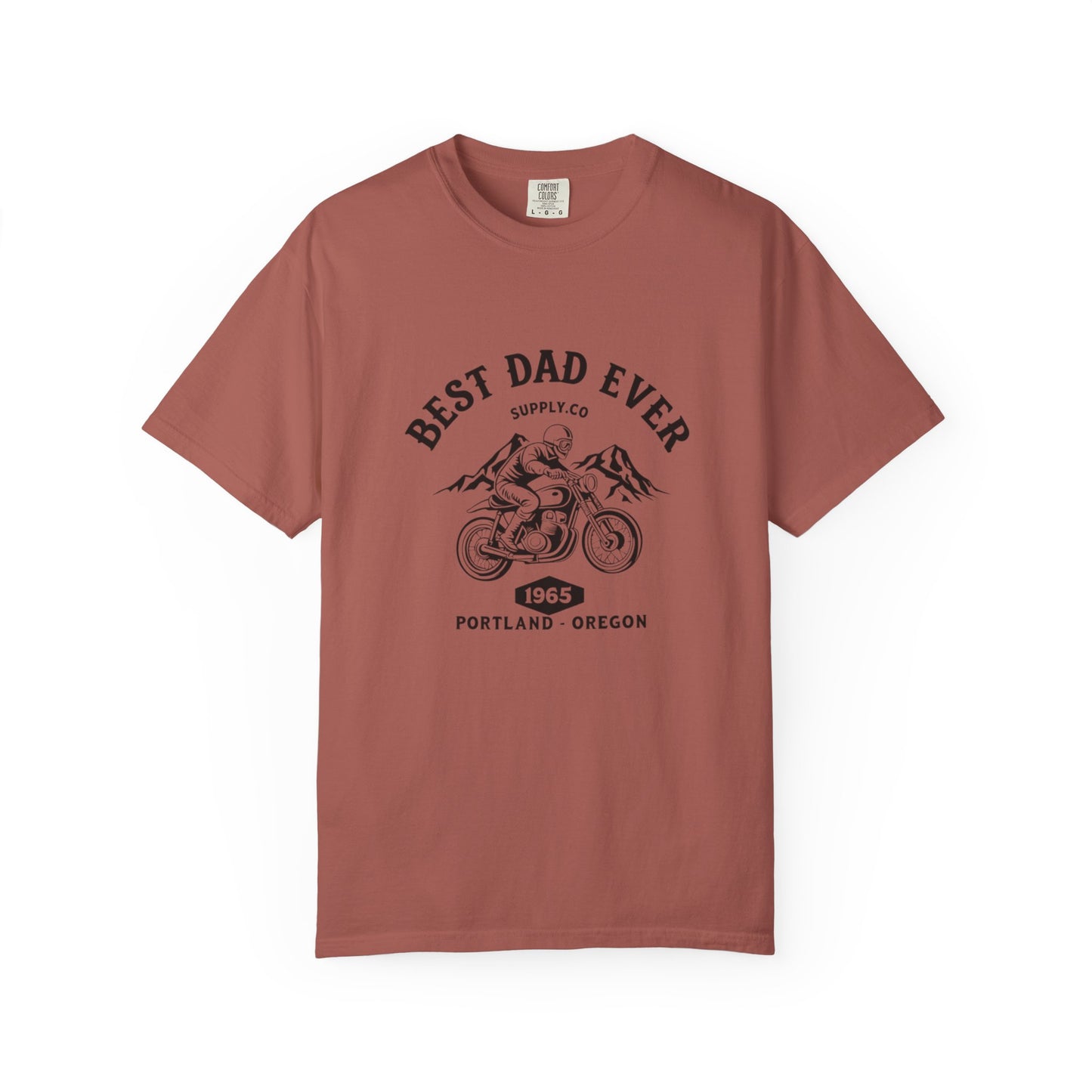 Best Dad Ever T-Shirt, Comfortable Unisex Gift for Father's Day, Family Celebrations, Soft Cotton Tee, Motorcycle Dad Shirt, Father's Day