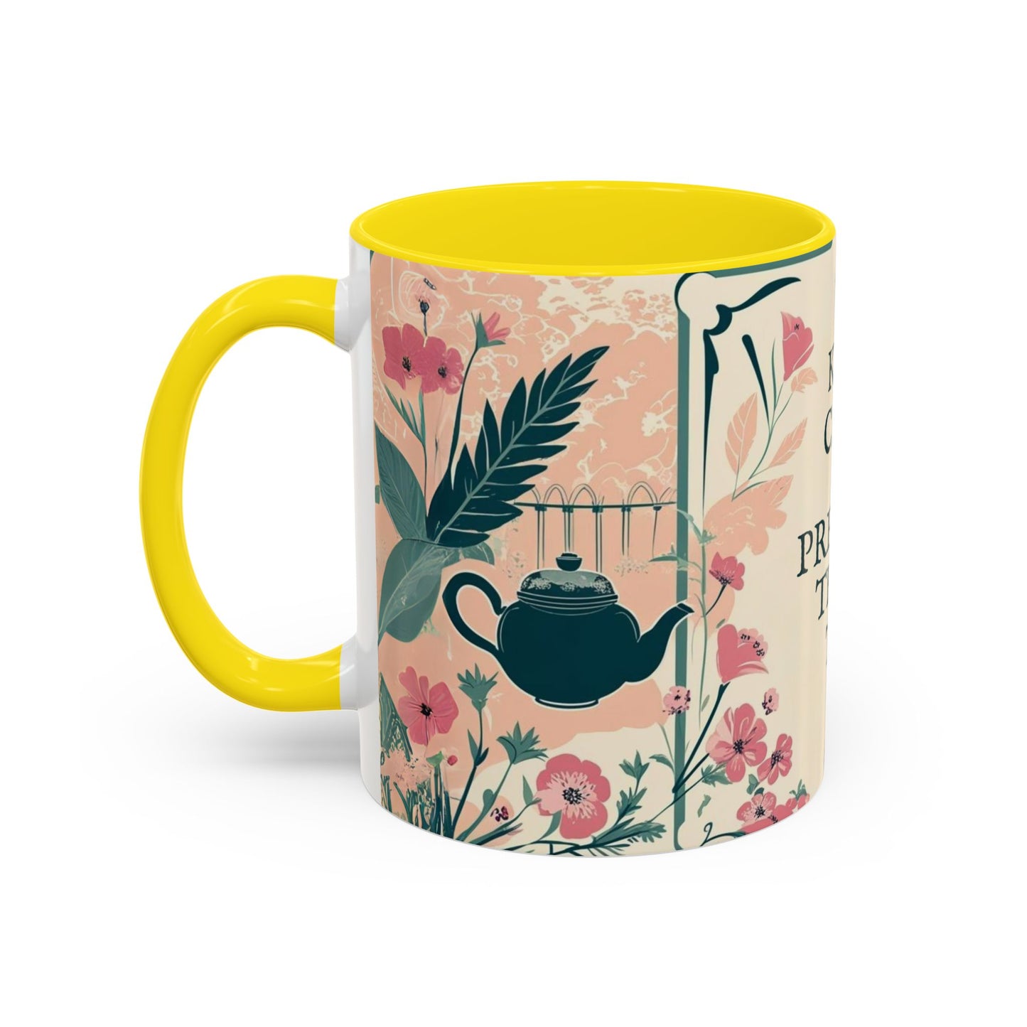 Mug, Keep Calm and Pretend This is Tea, England Theme, Gift for Tea Lovers, Funny Coffee Cup, Ceramic Mug, Tea Lover Gift, Coffee Mug,