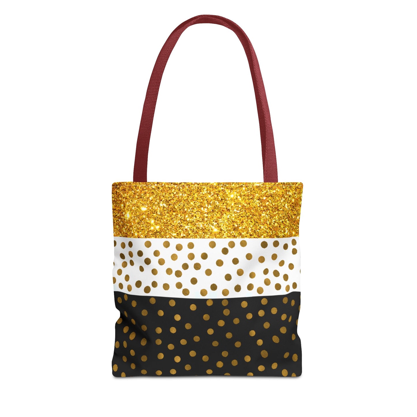Gold and Black Tote Bag - Elegant and Stylish Carry-All Accessory, Fashionable Shoulder Bag, Trendy Shopping Tote, Chic Grocery Bag,