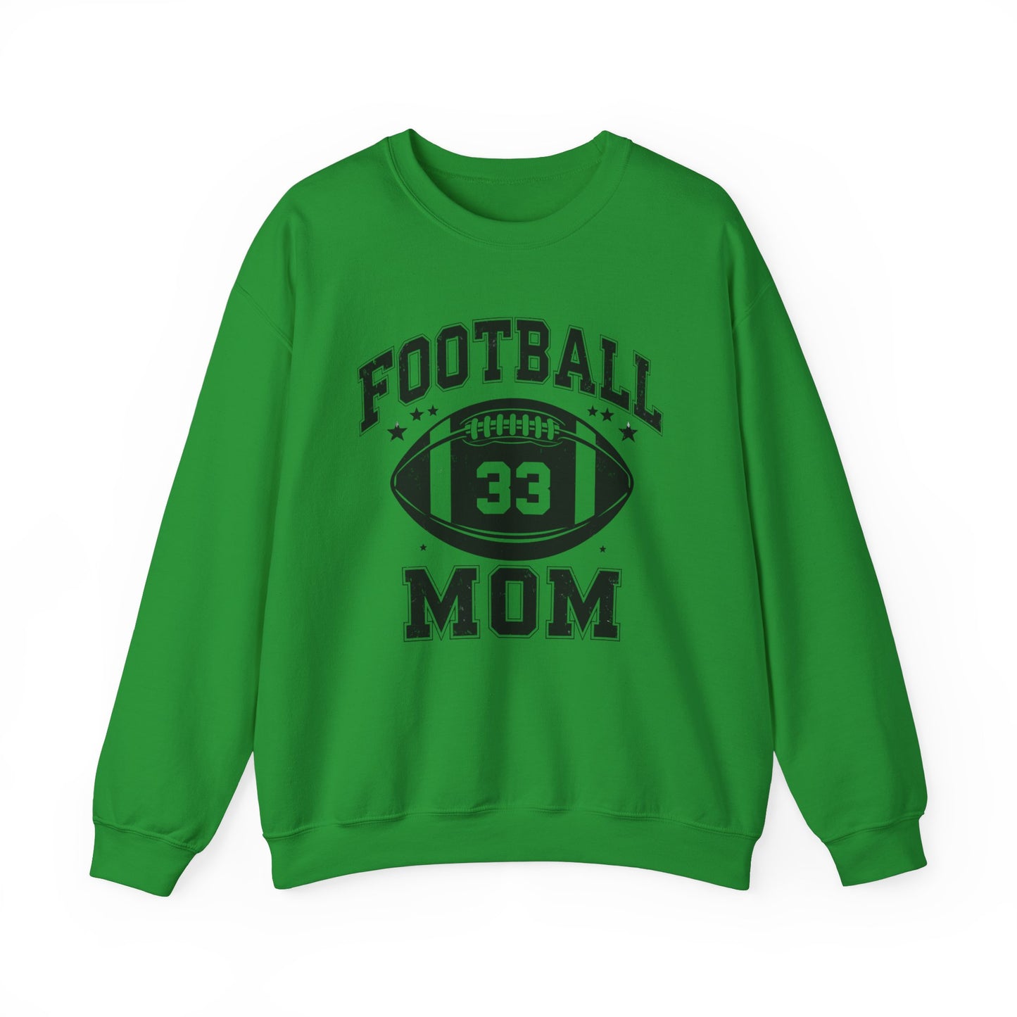 Mom Football #33 Sweatshirt for Mother's Day, Sports Mom Crewneck Jumper, Gift for Moms, Unisex Mother's Day Hoodie, Football Mom Apparel