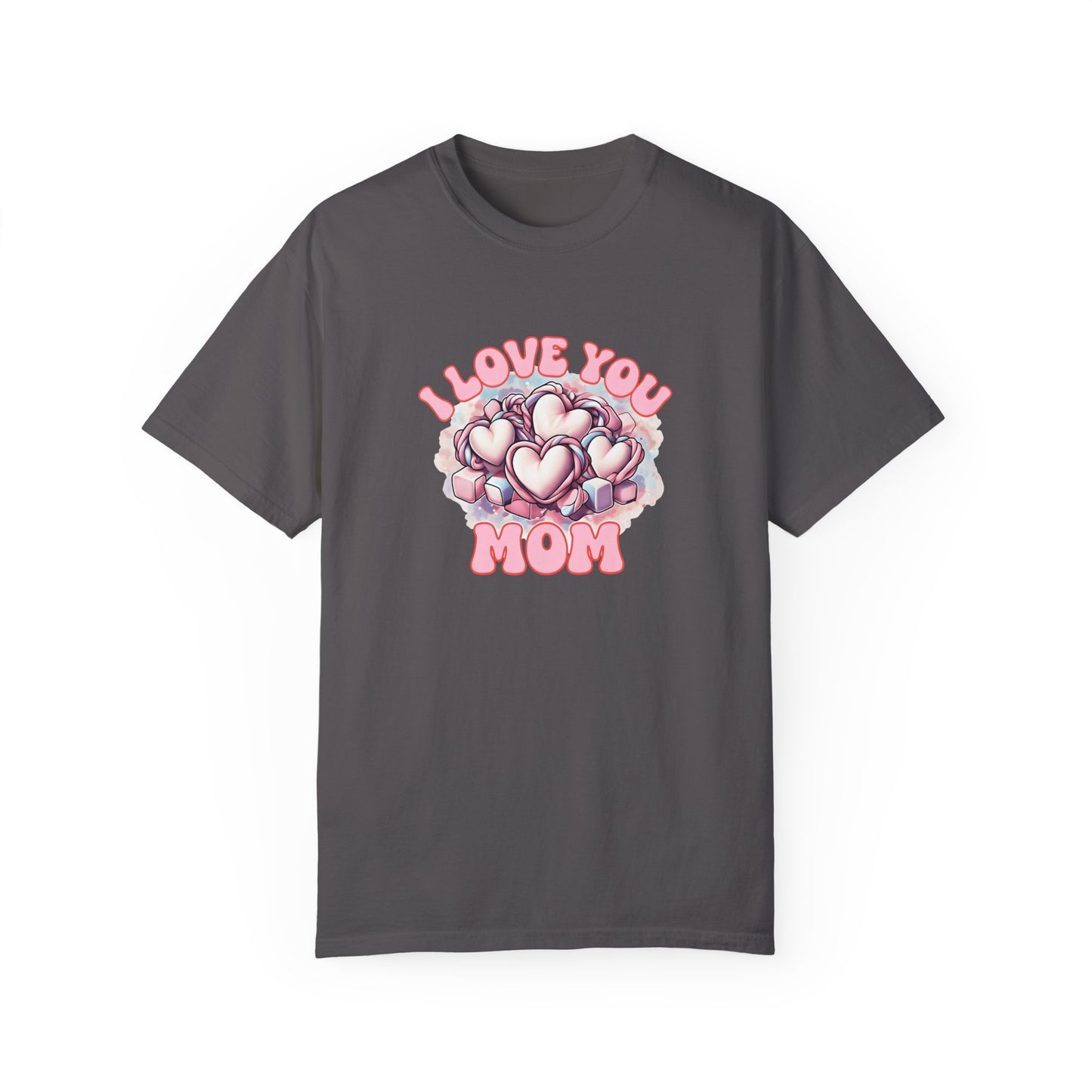Mom Love T-Shirt, Comfortable Unisex Gift, Perfect for Mother's Day, Family Celebrations, Soft Cotton Tee