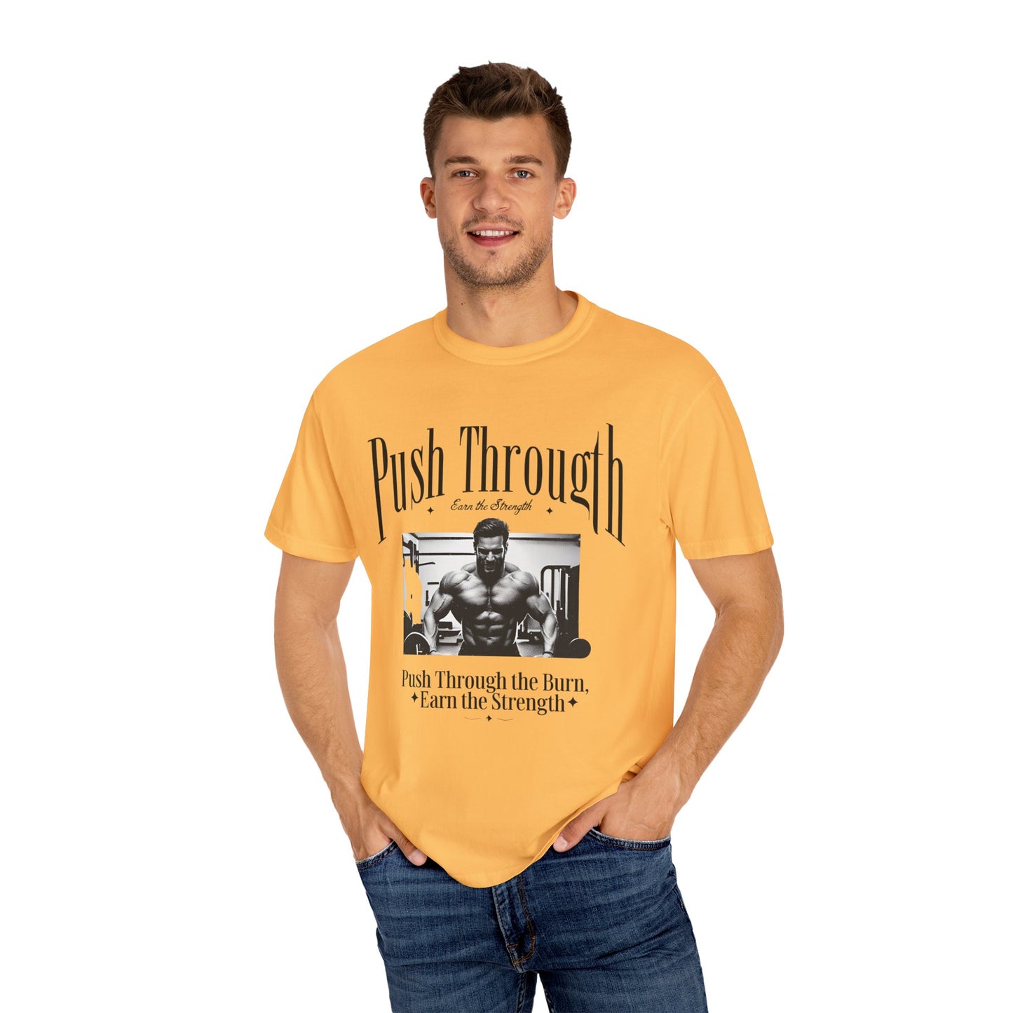 Fitness Motivation T-shirt, Weightlifting Tee, Gym Apparel