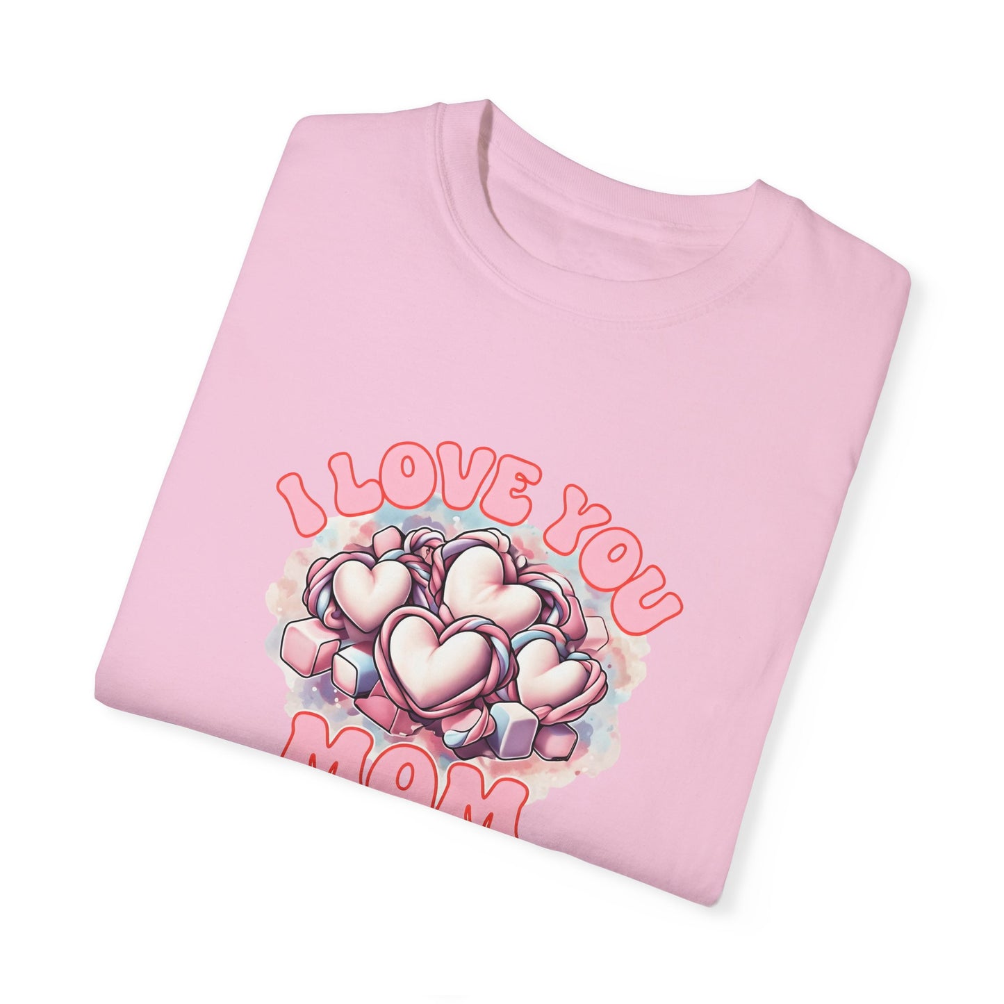 Mom Love T-Shirt, Comfortable Unisex Gift, Perfect for Mother's Day, Family Celebrations, Soft Cotton Tee