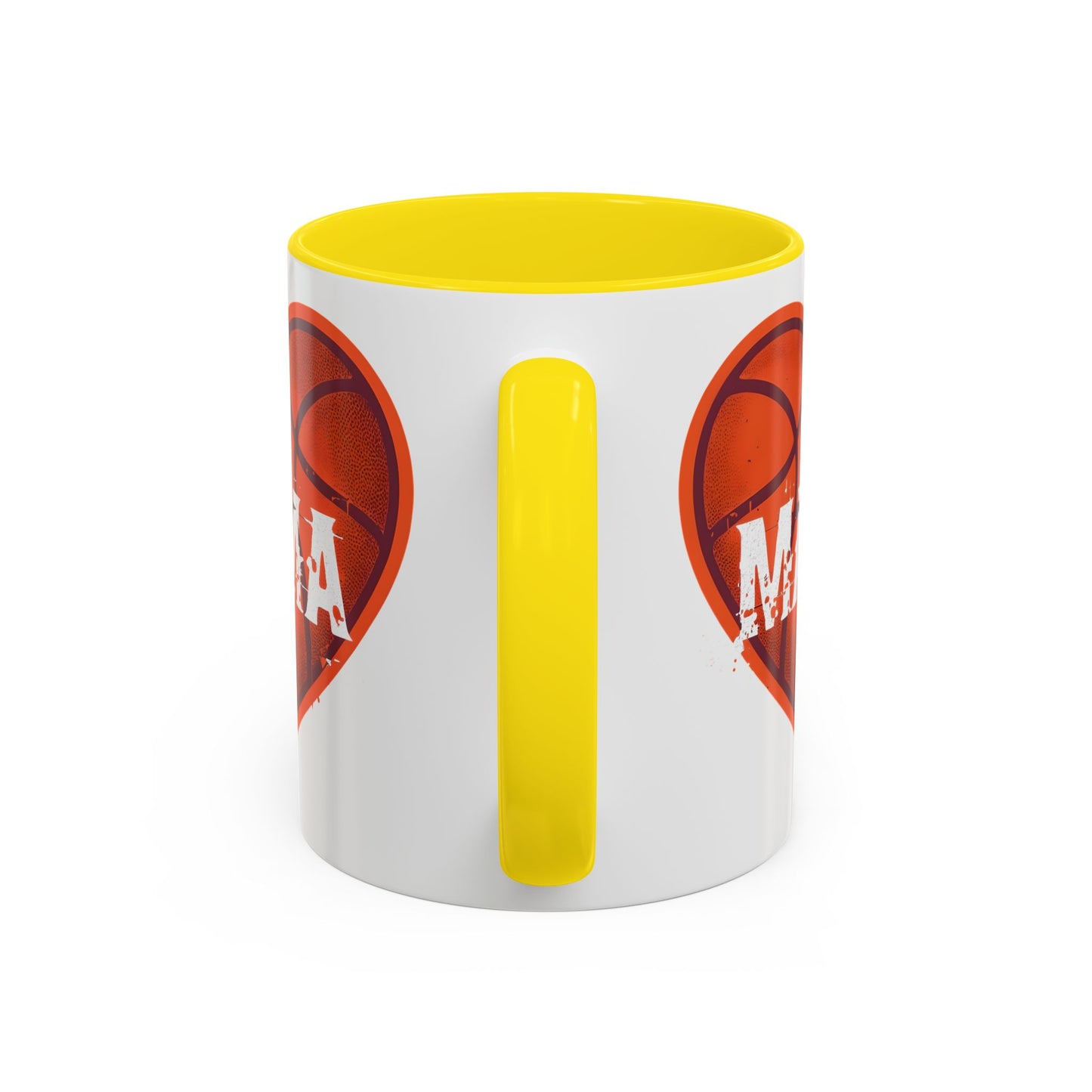 Basketball Mama Coffee Mug | Gift for Sports Moms, Basketball Lovers, Mother's Day, Personalized Mug, Heart Design