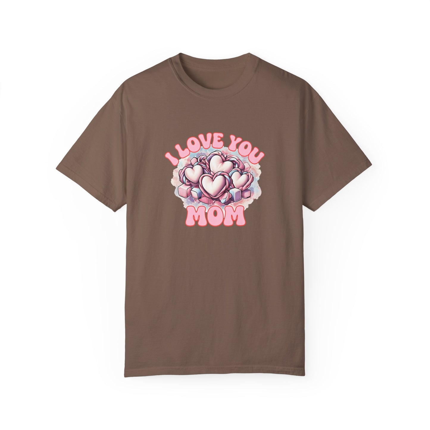 Mom Love T-Shirt, Comfortable Unisex Gift, Perfect for Mother's Day, Family Celebrations, Soft Cotton Tee