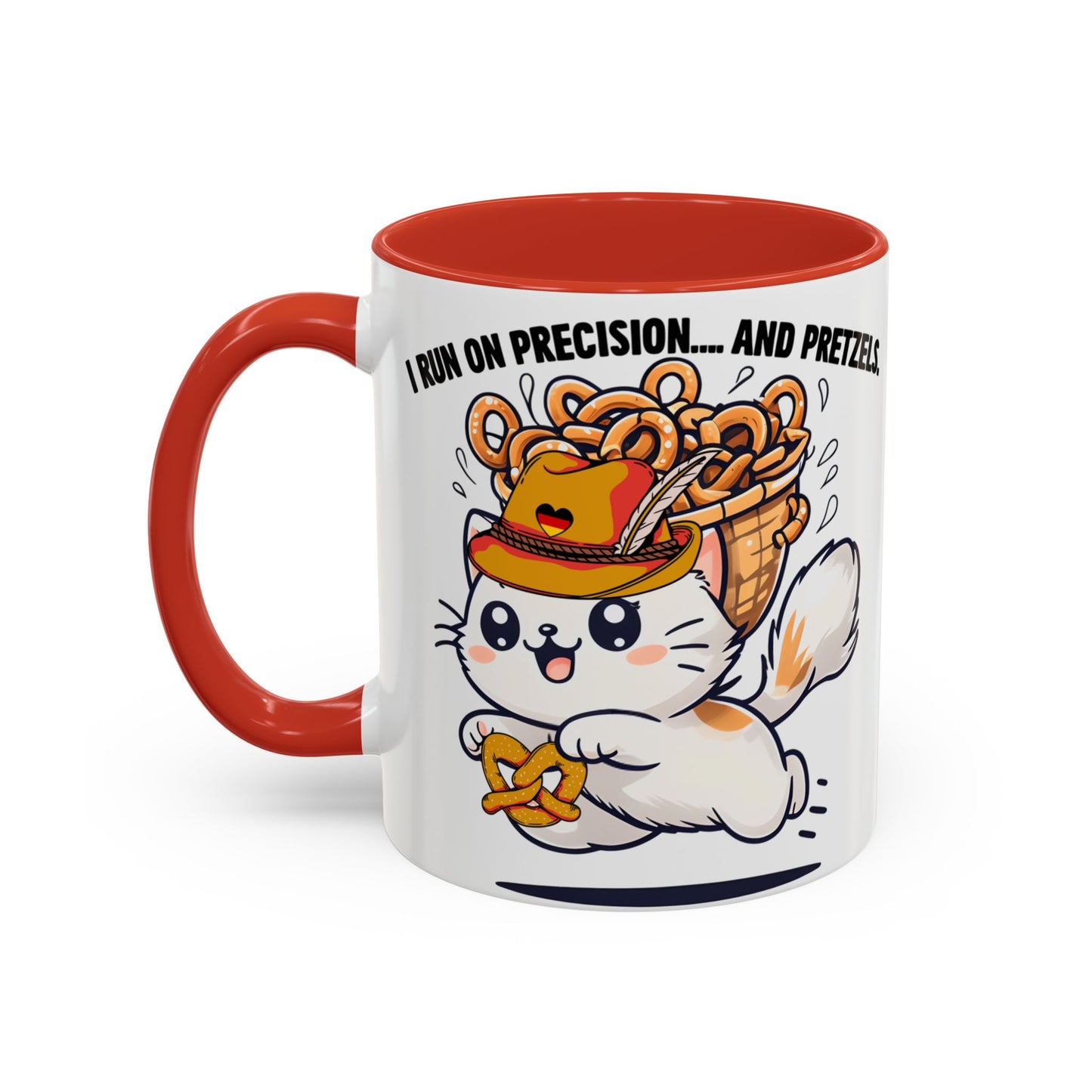 Coffee Mug, Funny Cat Quote, German Flag Heart Hat Design, Cat Lovers