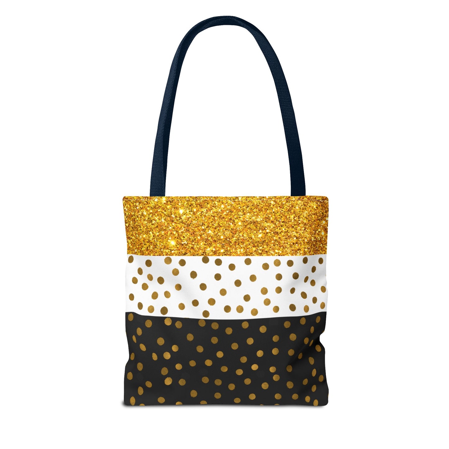 Gold and Black Tote Bag - Elegant and Stylish Carry-All Accessory, Fashionable Shoulder Bag, Trendy Shopping Tote, Chic Grocery Bag,