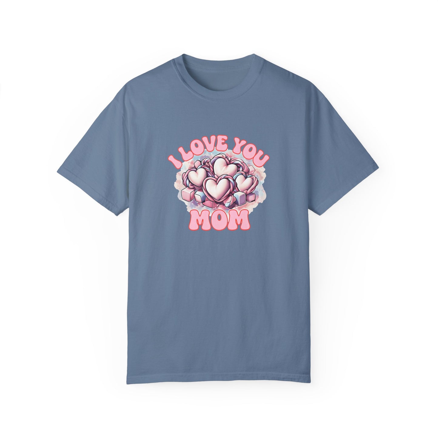 Mom Love T-Shirt, Comfortable Unisex Gift, Perfect for Mother's Day, Family Celebrations, Soft Cotton Tee