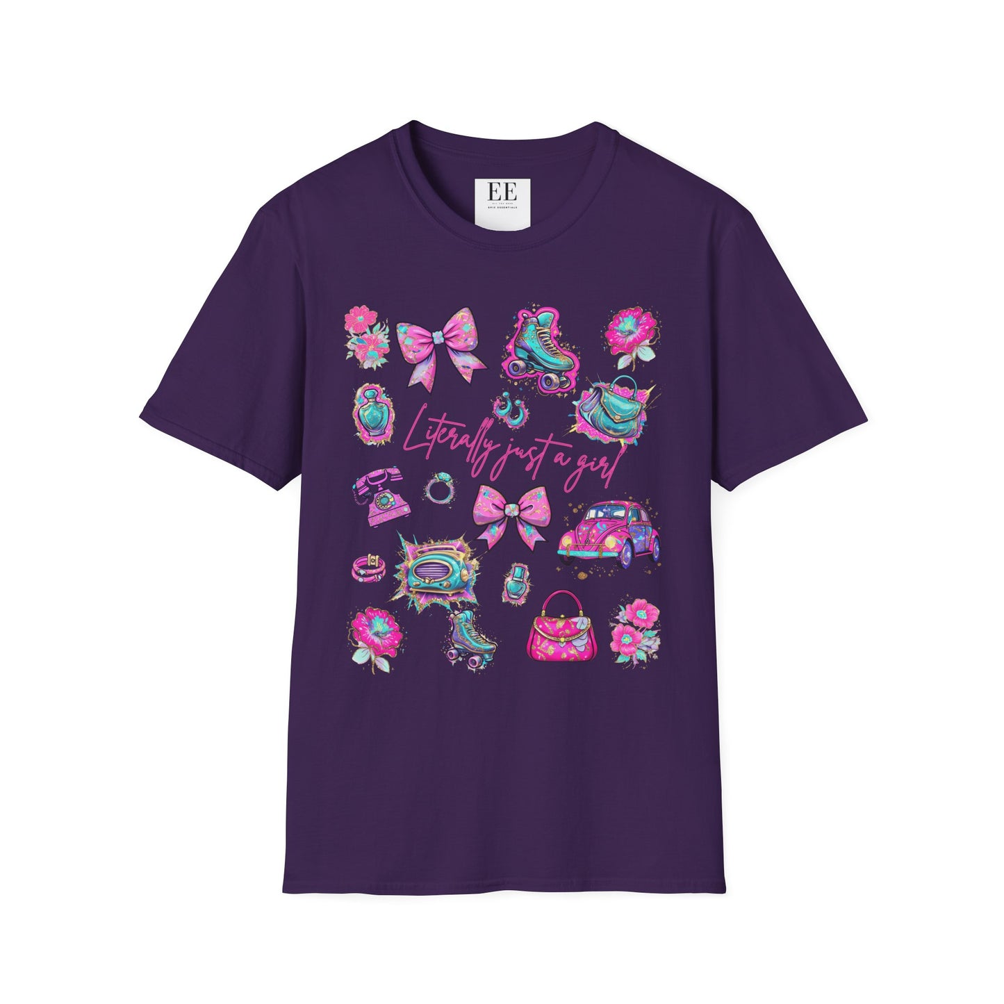 Messy Coquette Fun Unisex Softstyle T-Shirt, Messy Design, Trendy Apparel, Cute Graphic Tee, Casual Clothing
