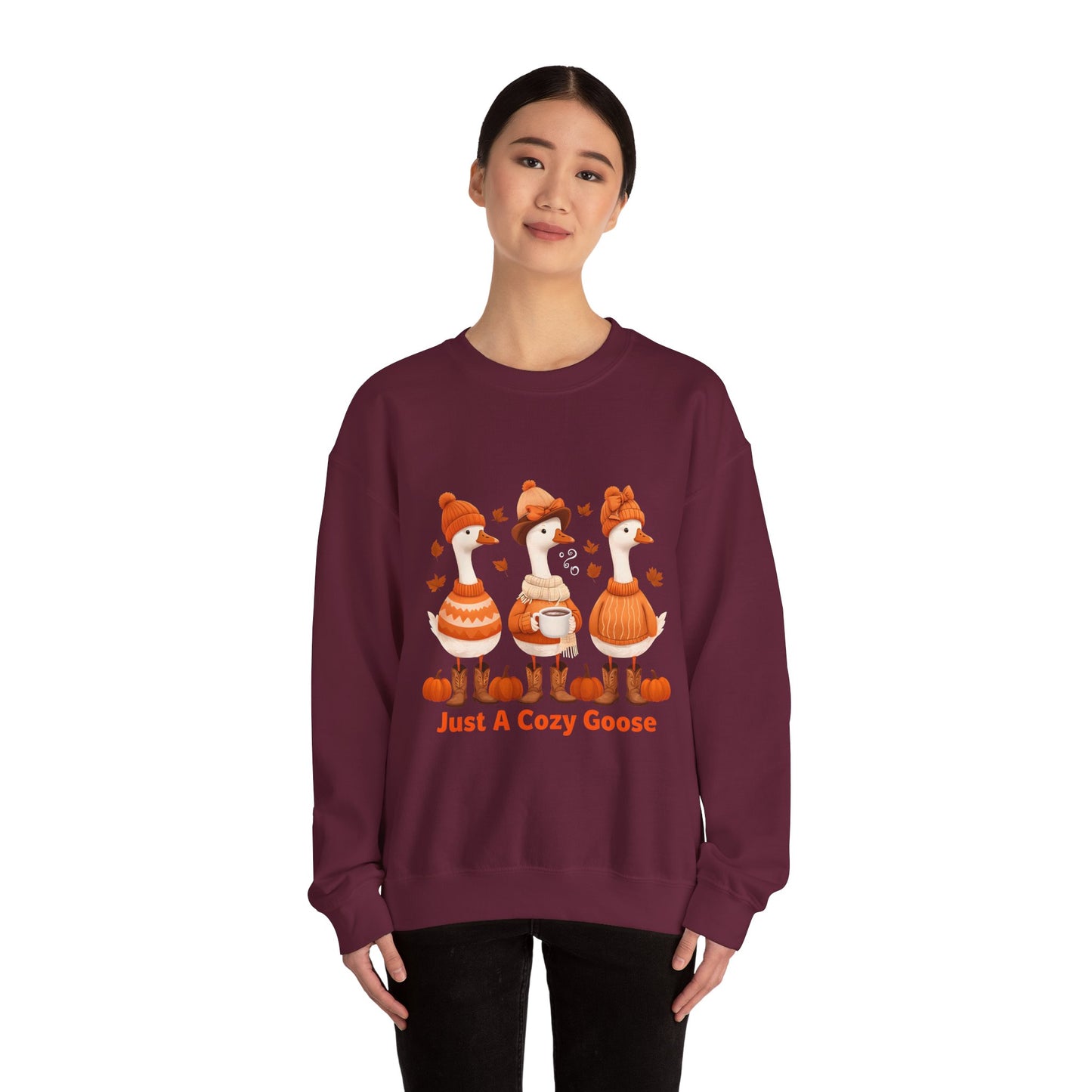 Silly Goose Halloween Sweatshirt, Cowgirl Boots and Hats with Coquette Bows Design, Fun Fall Outfit, Halloween Costume, Spooky Season