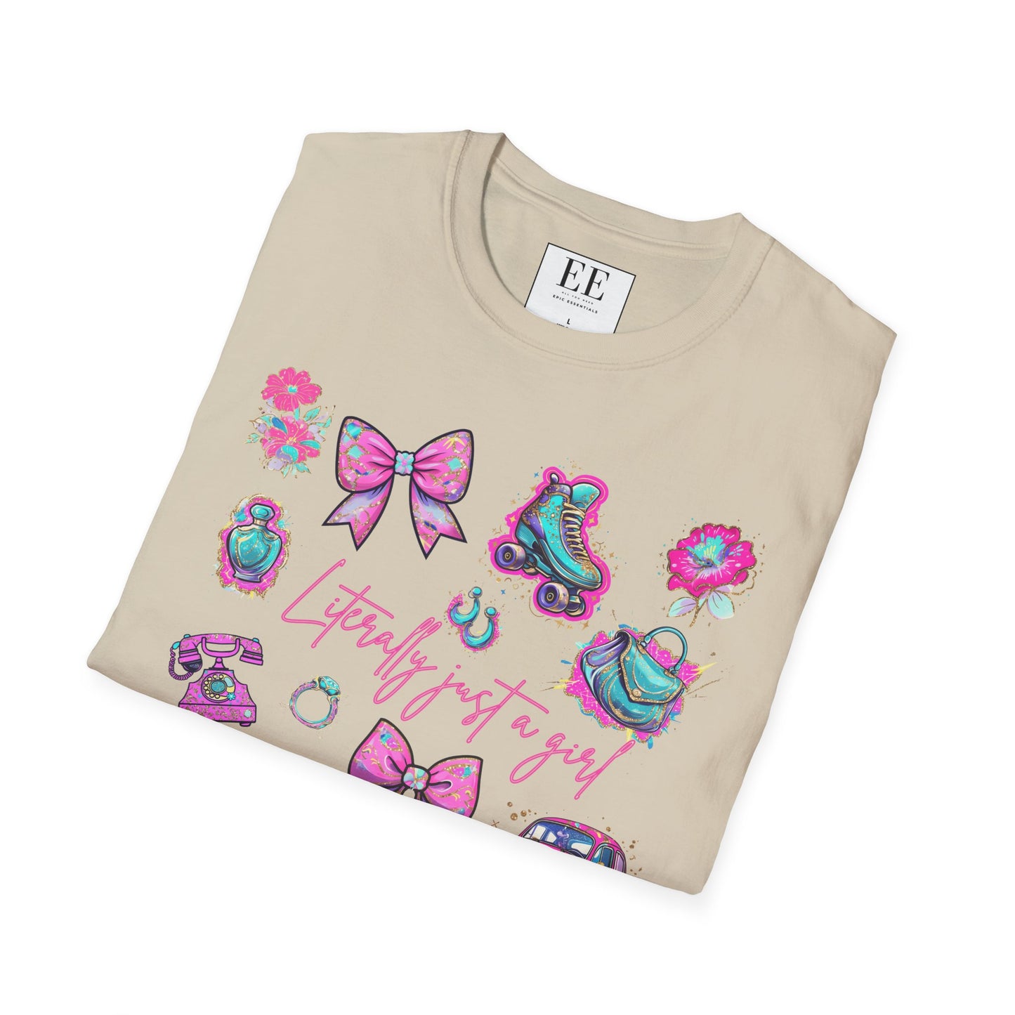 Messy Coquette Fun Unisex Softstyle T-Shirt, Messy Design, Trendy Apparel, Cute Graphic Tee, Casual Clothing