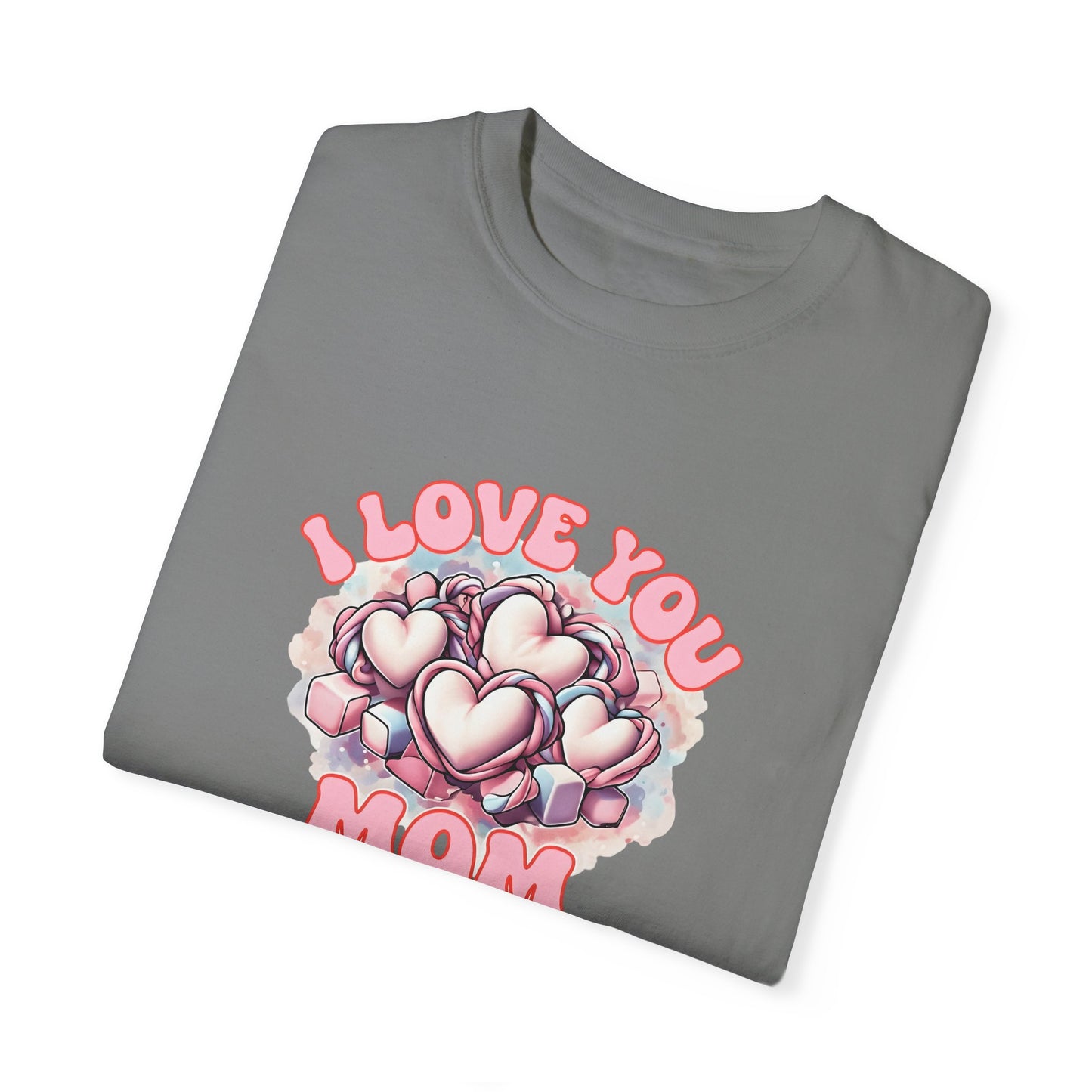 Mom Love T-Shirt, Comfortable Unisex Gift, Perfect for Mother's Day, Family Celebrations, Soft Cotton Tee