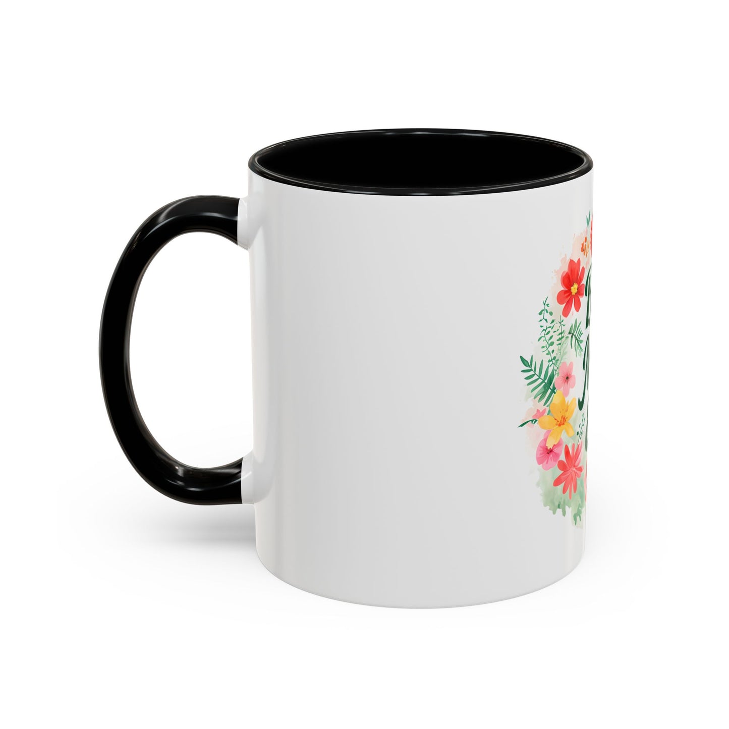Best Mom Ever Floral Accent Coffee Mug - Perfect Gift for Mother's Day