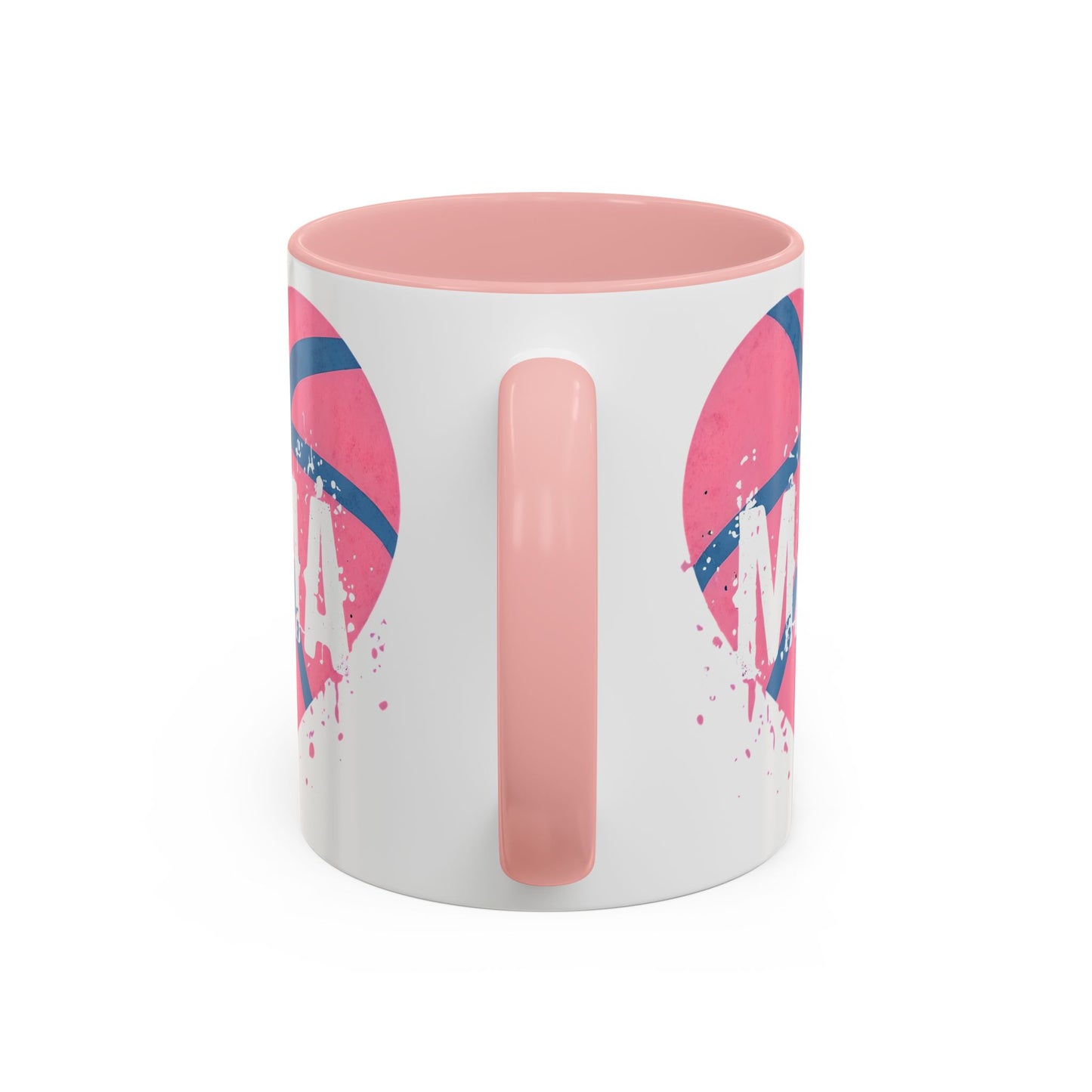 Mama Basketball Heart Accent Coffee Mug - Perfect Gift for Sports Moms