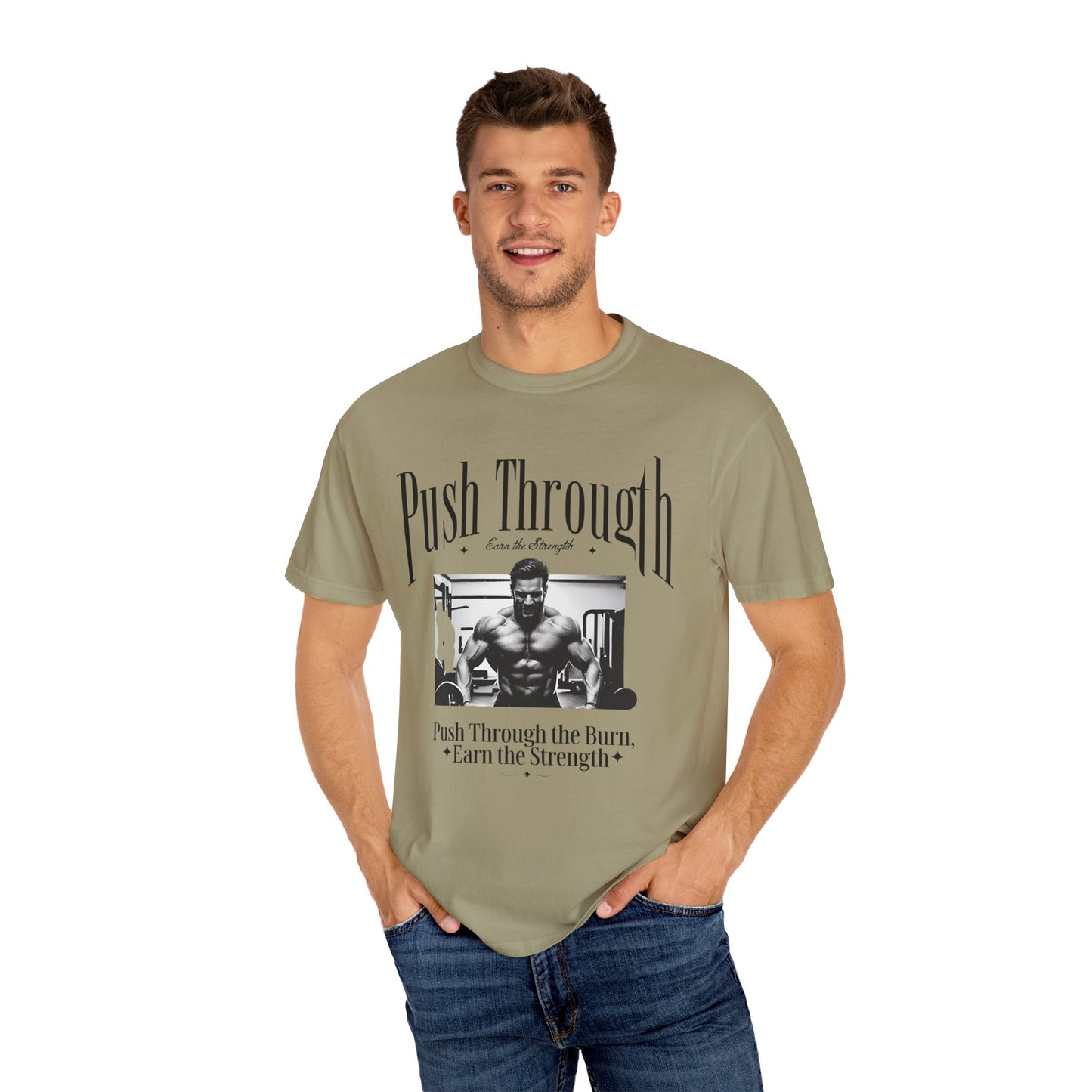 Fitness Motivation T-shirt, Weightlifting Tee, Gym Apparel
