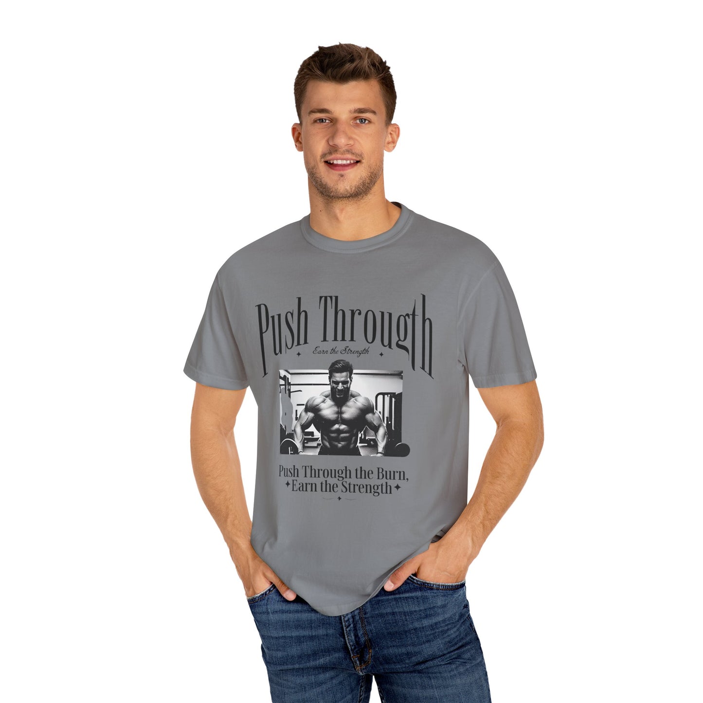 Fitness Motivation T-shirt, Weightlifting Tee, Gym Apparel