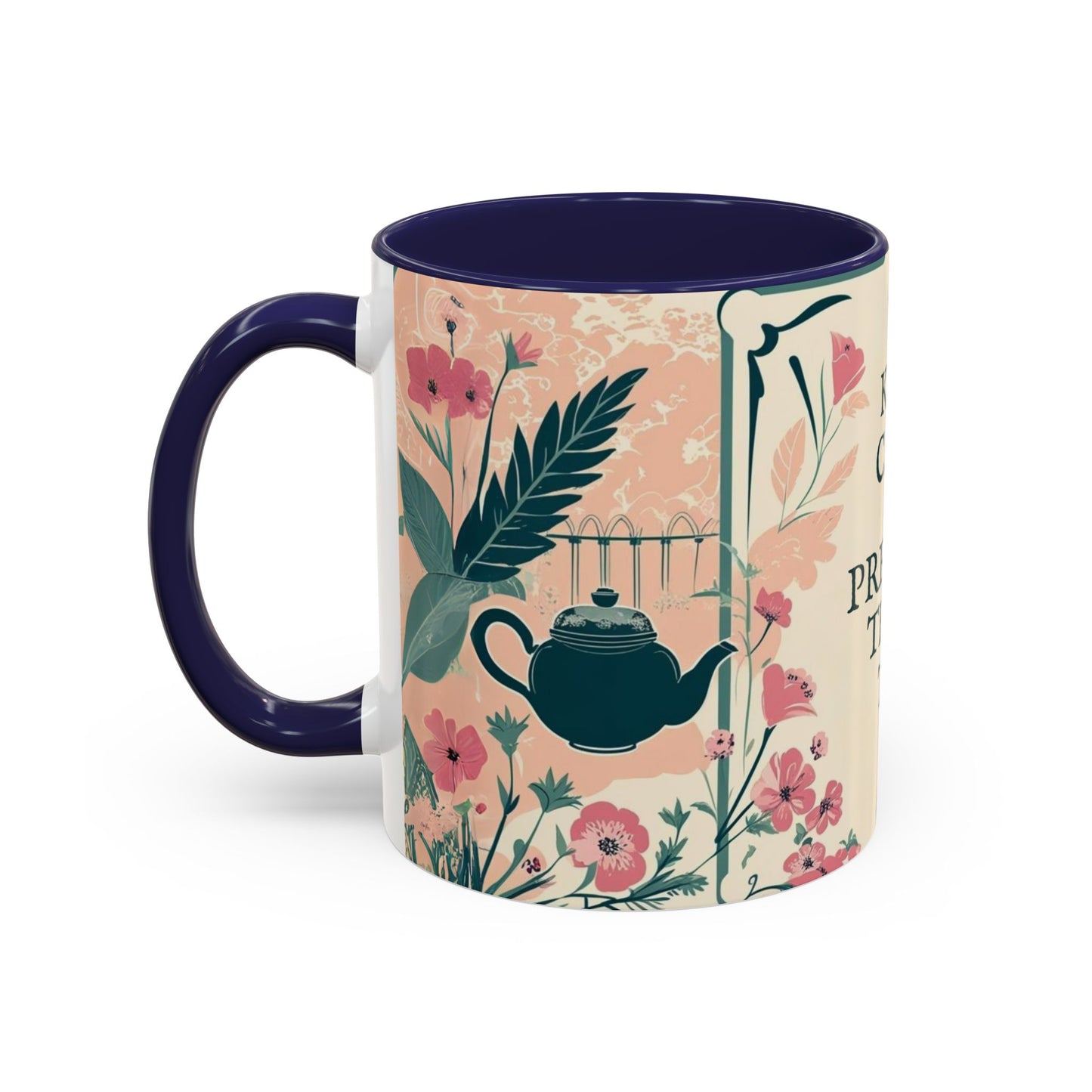 Mug, Keep Calm and Pretend This is Tea, England Theme, Gift for Tea Lovers, Funny Coffee Cup, Ceramic Mug, Tea Lover Gift, Coffee Mug,