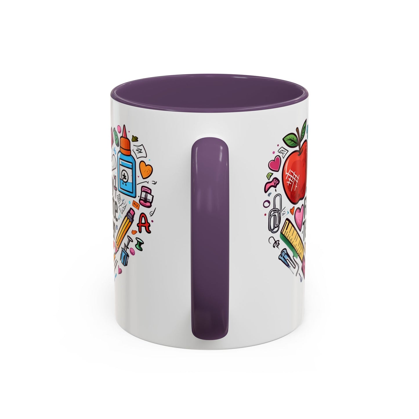 Favorite Teacher Heart Coffee Mug gift for teachers 11 15oz Accent Drinkware teacher Mug