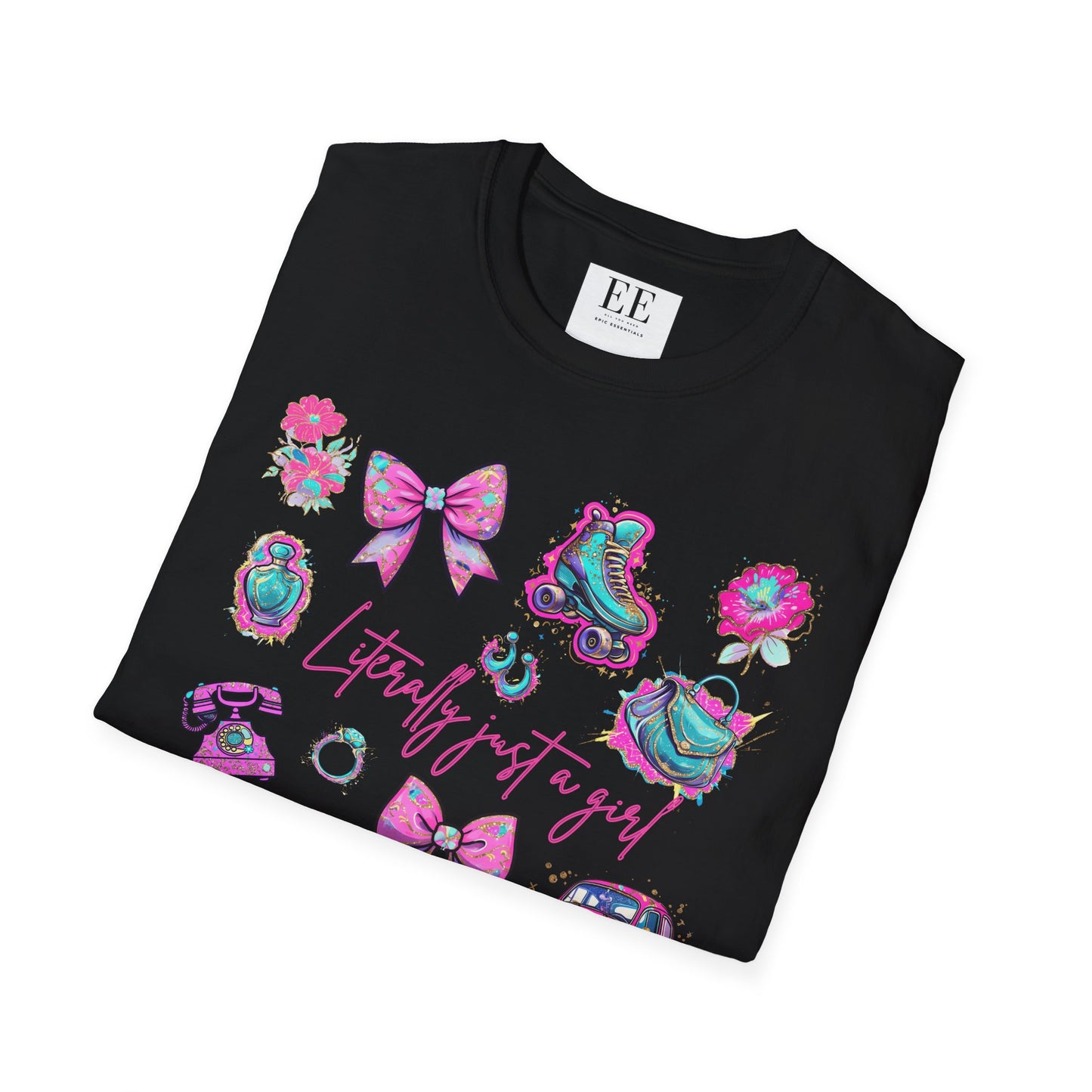 Messy Coquette Fun Unisex Softstyle T-Shirt, Messy Design, Trendy Apparel, Cute Graphic Tee, Casual Clothing