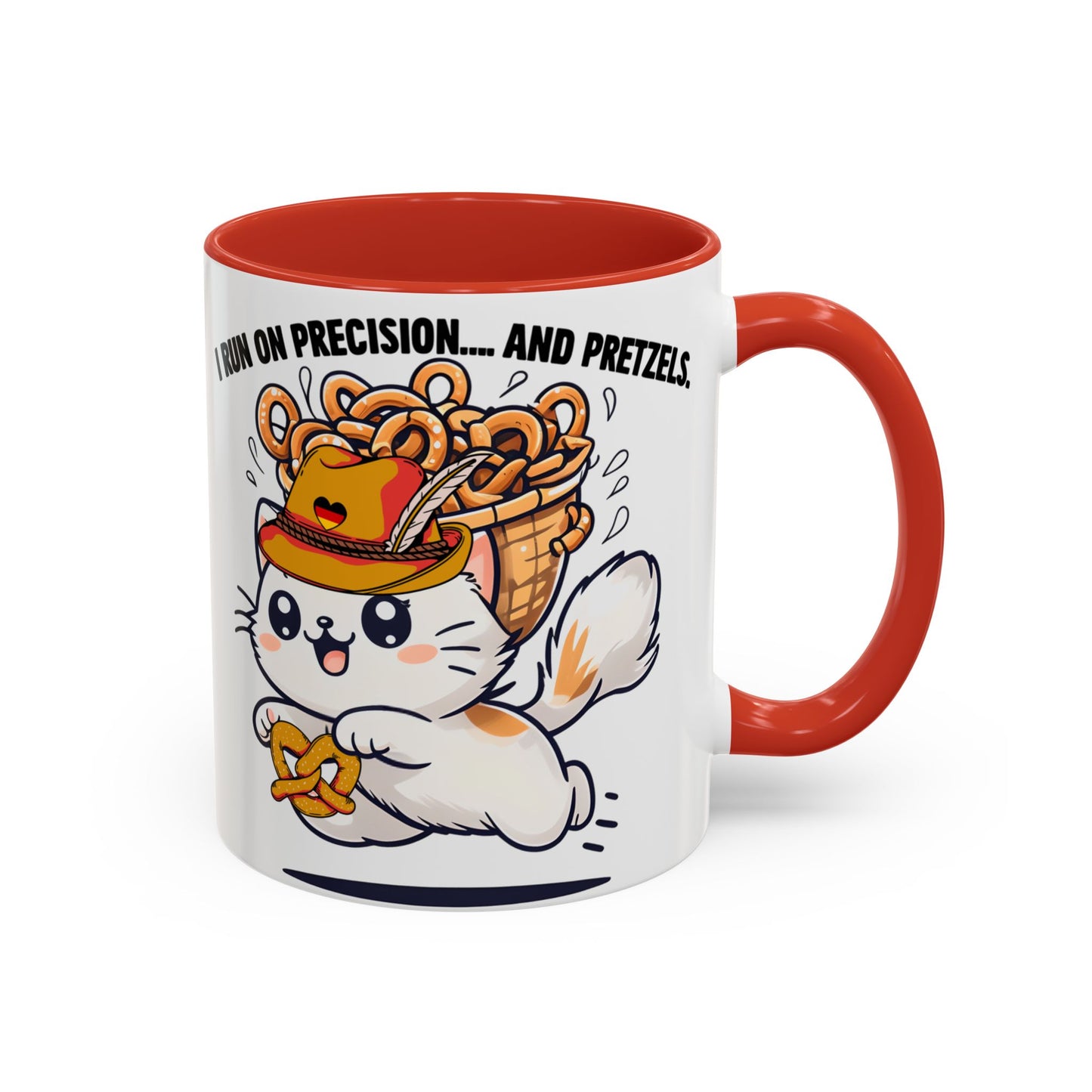 Coffee Mug, Funny Cat Quote, German Flag Heart Hat Design, Cat Lovers