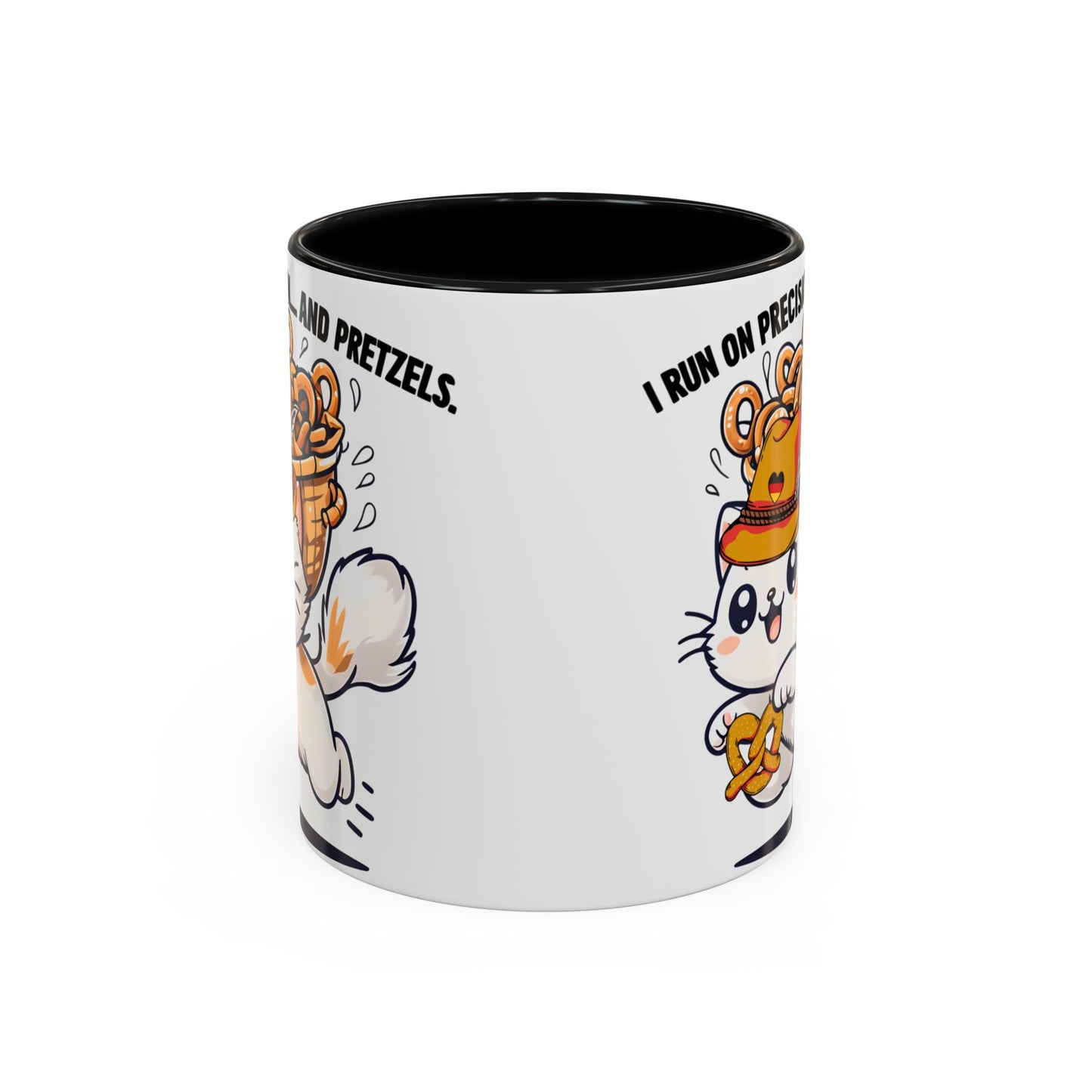 Coffee Mug, Funny Cat Quote, German Flag Heart Hat Design, Cat Lovers