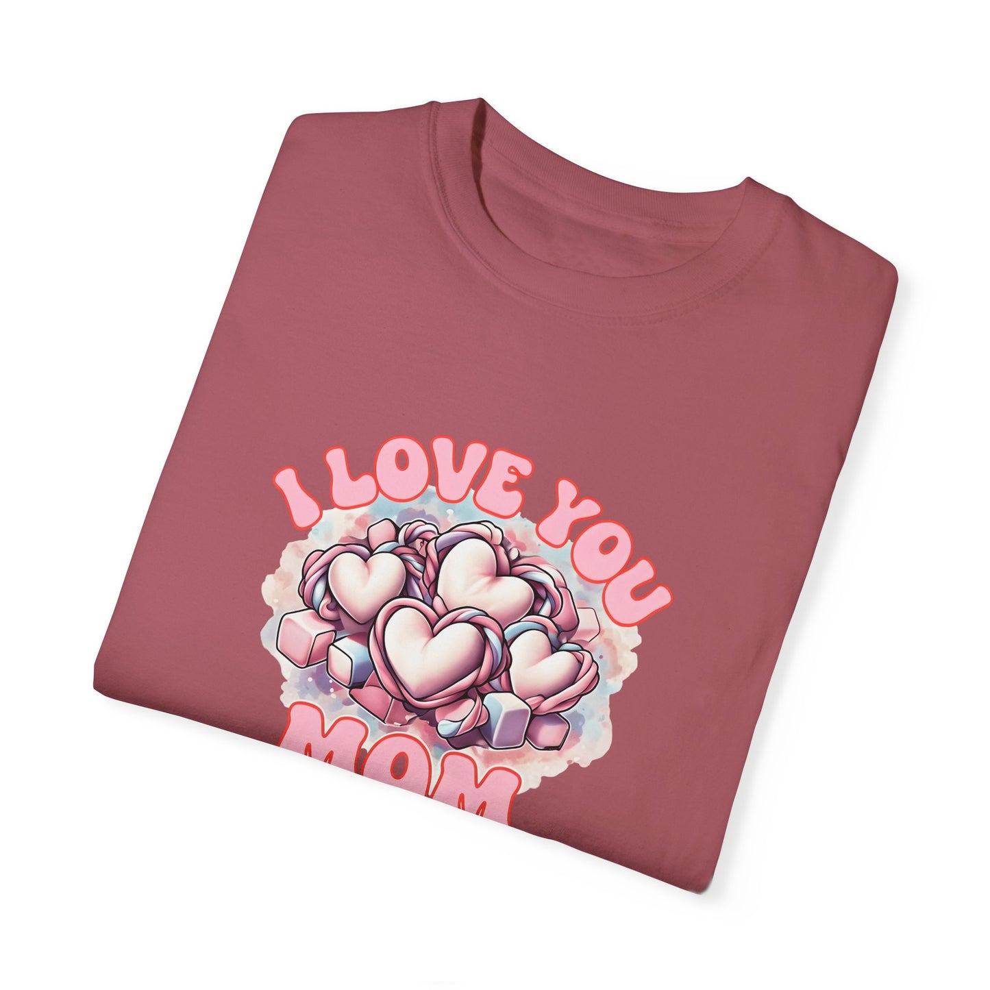 Mom Love T-Shirt, Comfortable Unisex Gift, Perfect for Mother's Day, Family Celebrations, Soft Cotton Tee