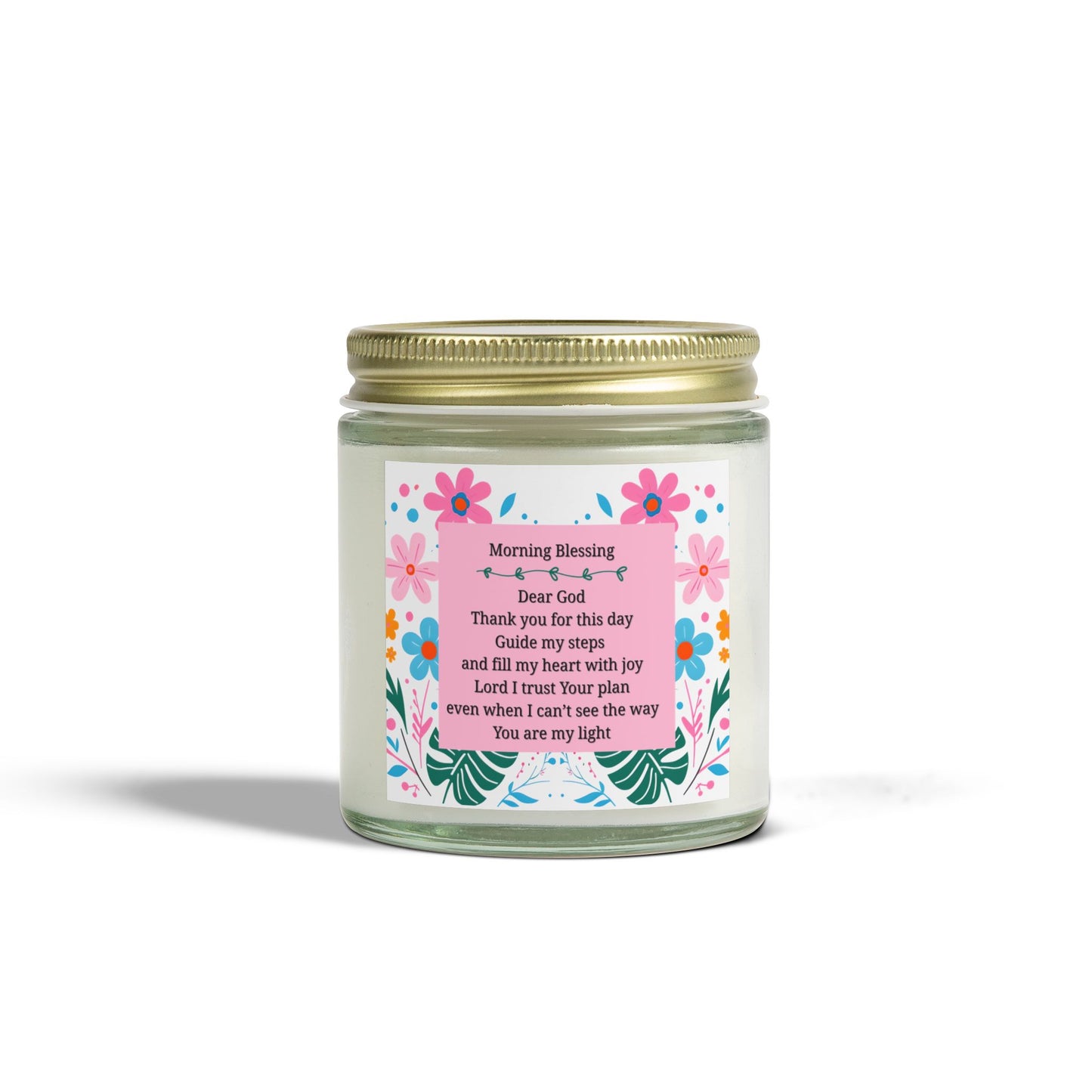 Bible verse, start your day with a morning prayer to the lord, Scented Candle, Relaxation, Home Decor