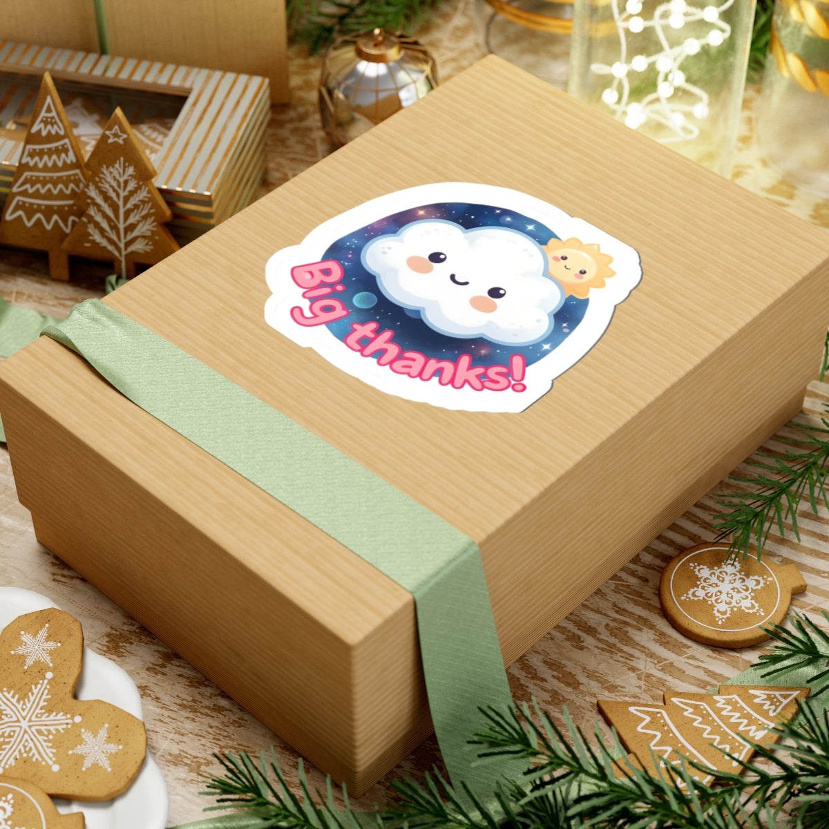 Cute Cloud & Sun Kiss-Cut Stickers - Perfect for Gratitude, Gift Wrapping, Journaling, Scrapbooking, Teacher Gifts