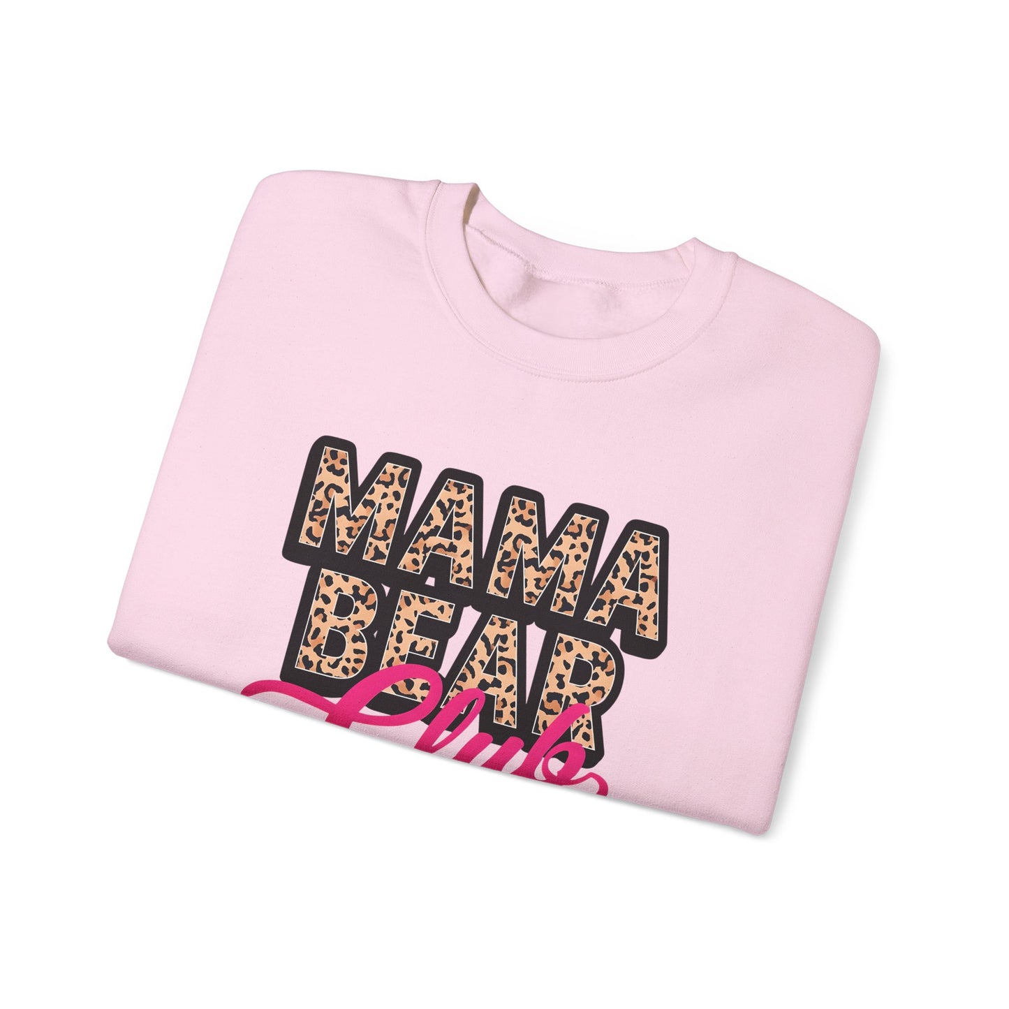 Mama Bear Club Sweatshirt, Cozy Crewneck for Mom, Perfect Gift for Mother's Day, Family Gatherings, Casual Fashion - Unisex Sweatshirt, Gift