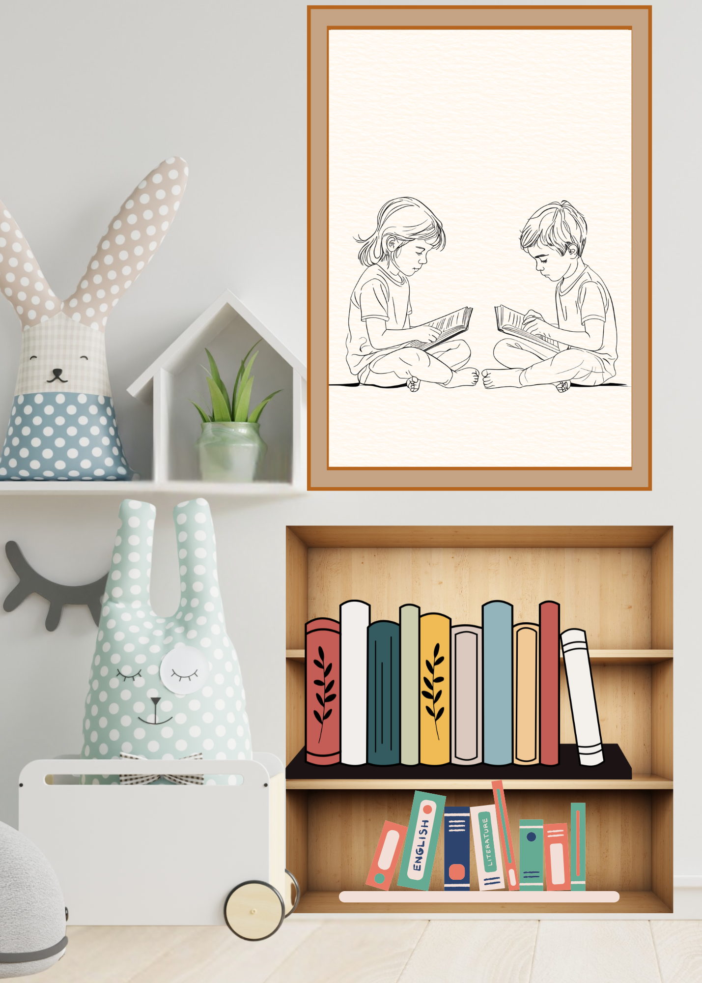 Digital download poster for classrooms, playrooms, libraries, wall art decoration