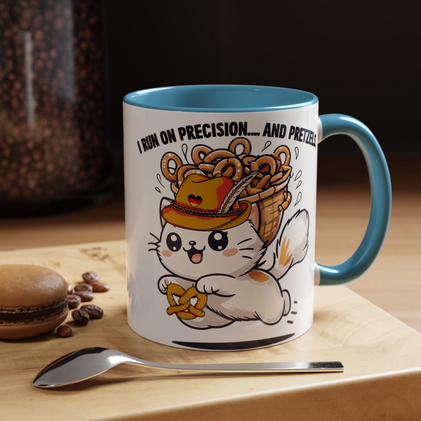 Coffee Mug, Funny Cat Quote, German Flag Heart Hat Design, Cat Lovers