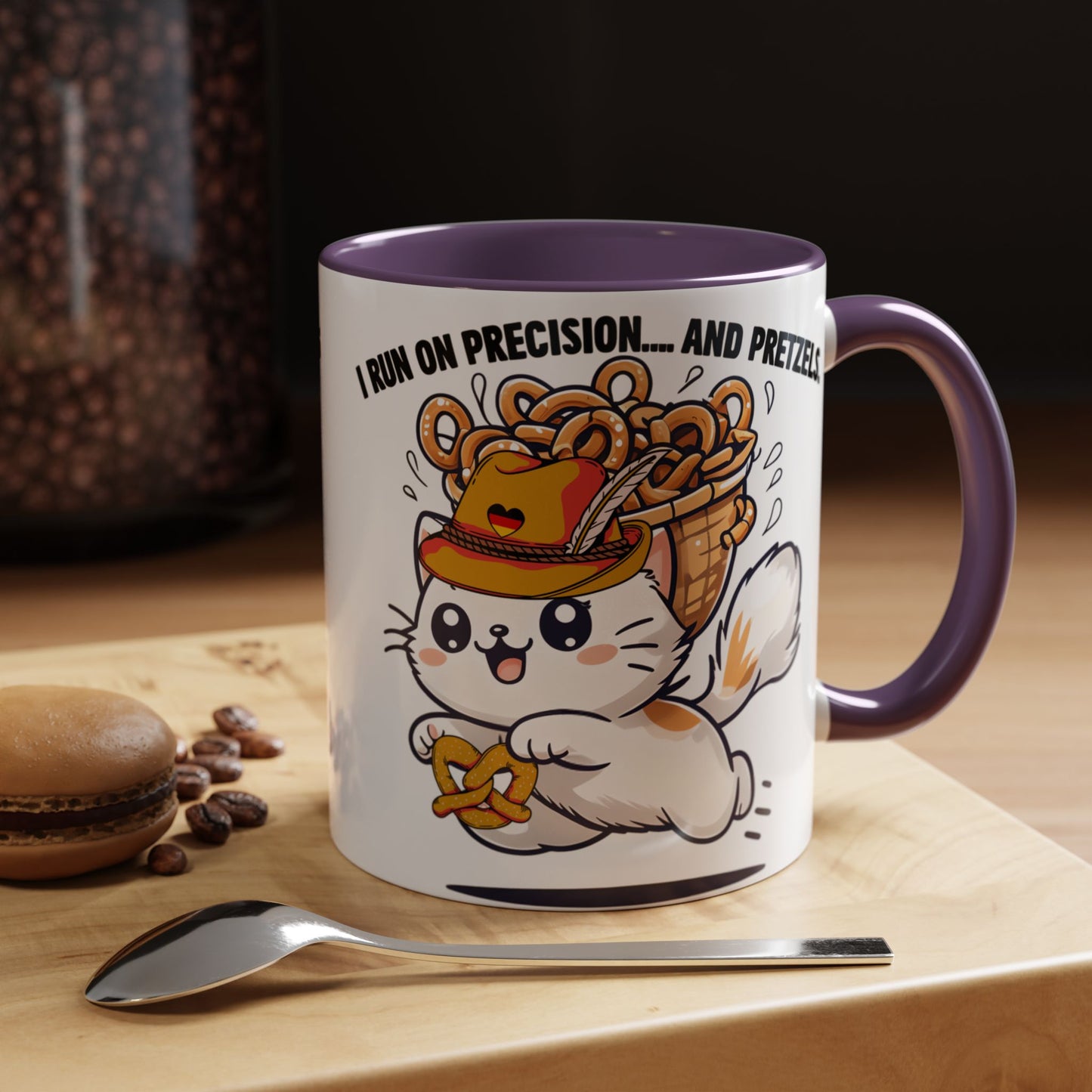 Coffee Mug, Funny Cat Quote, German Flag Heart Hat Design, Cat Lovers